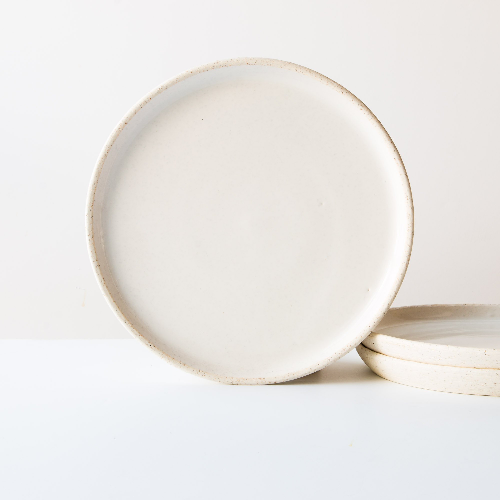 Large Ceramic Dinner Plate - Handmade Pottery Dinnerware - Chic & Basta