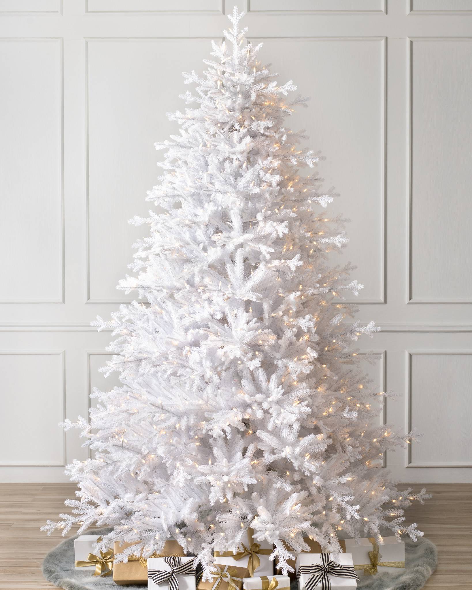 Denali White Artificial Christmas Tree | Balsam Hill