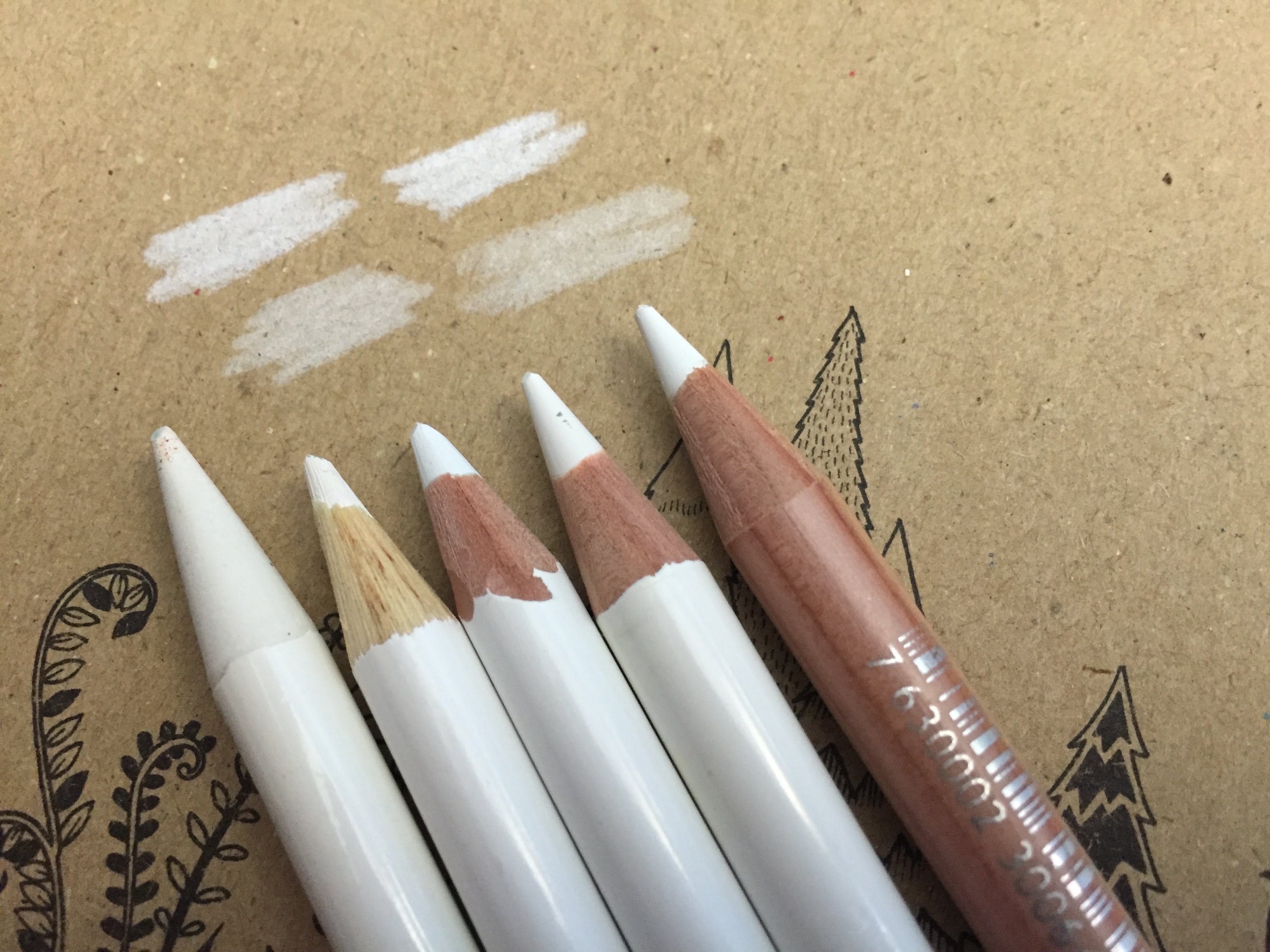 White Colored pencils: Some ways to use it! - YouTube