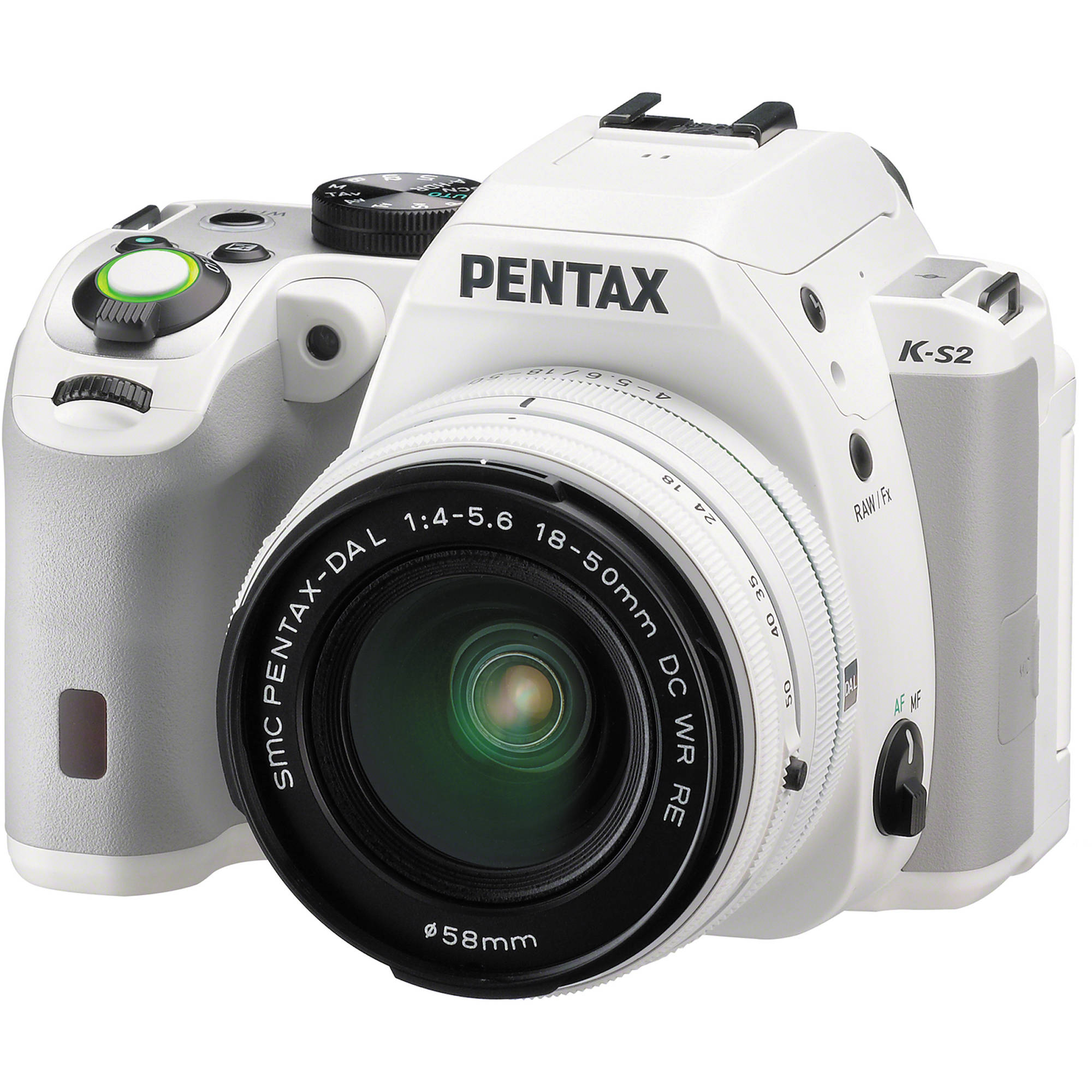 Used Pentax K-S2 DSLR Camera with 18-50mm Lens (White) 12073 B&H