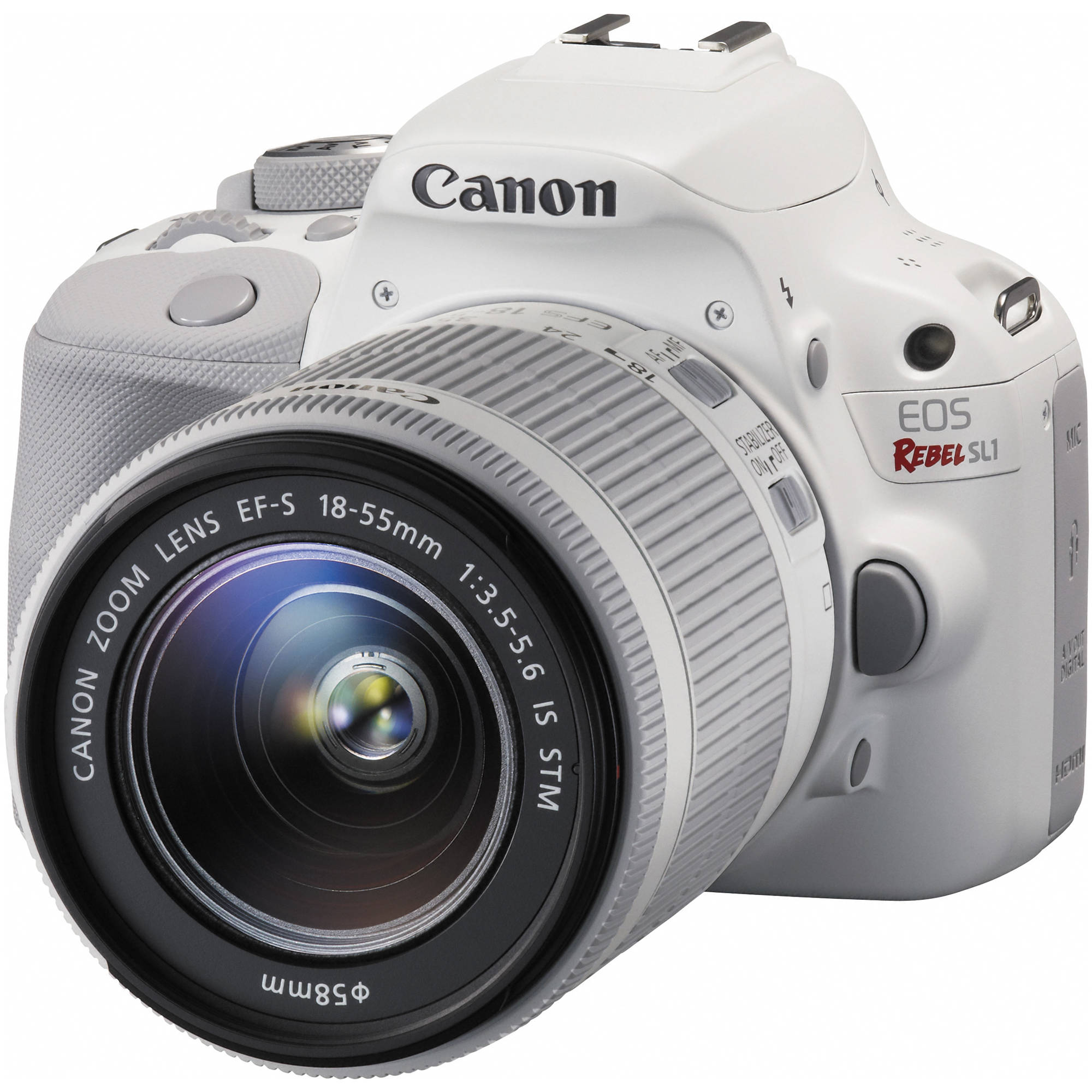 Canon EOS Rebel SL1 DSLR Camera with 18-55mm Lens 9123B002 B&H