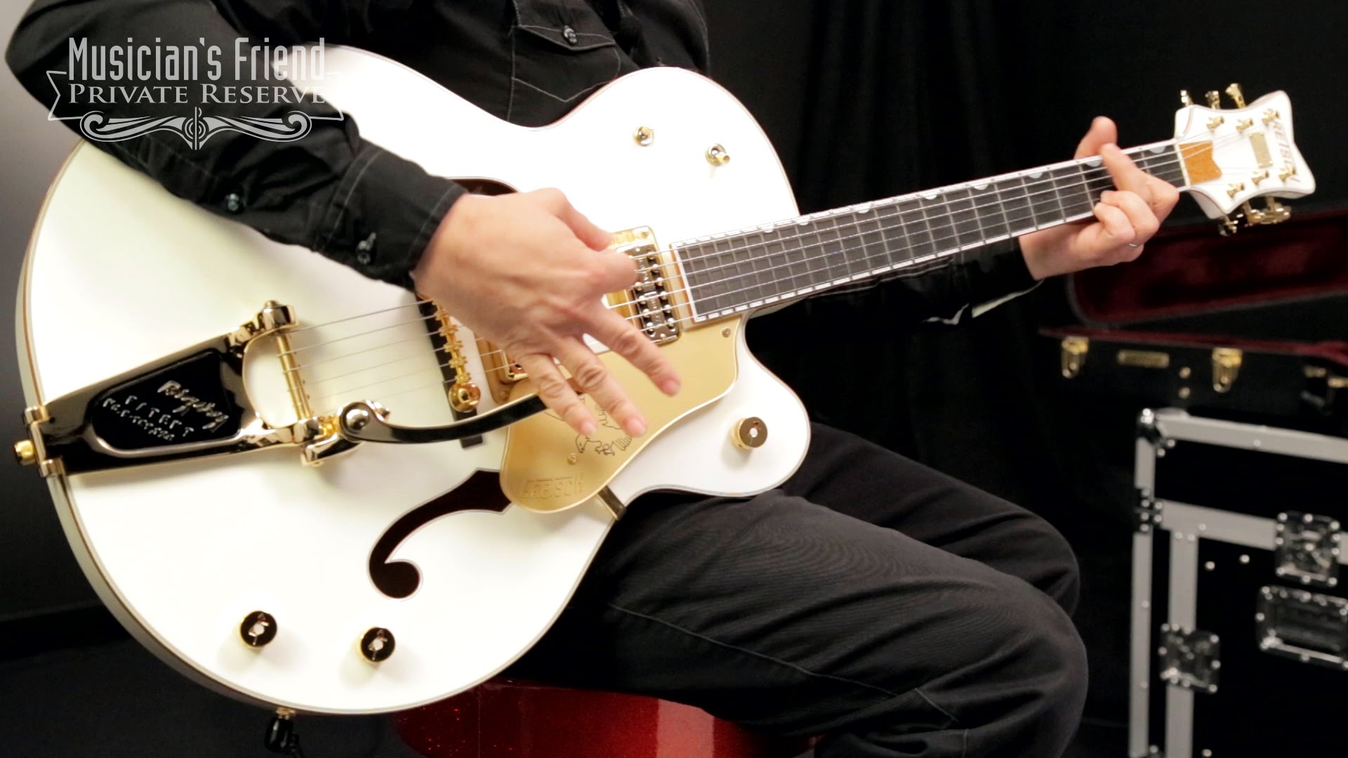 Gretsch Guitars G6136T White Falcon with Bigsby Electric Guitar ...