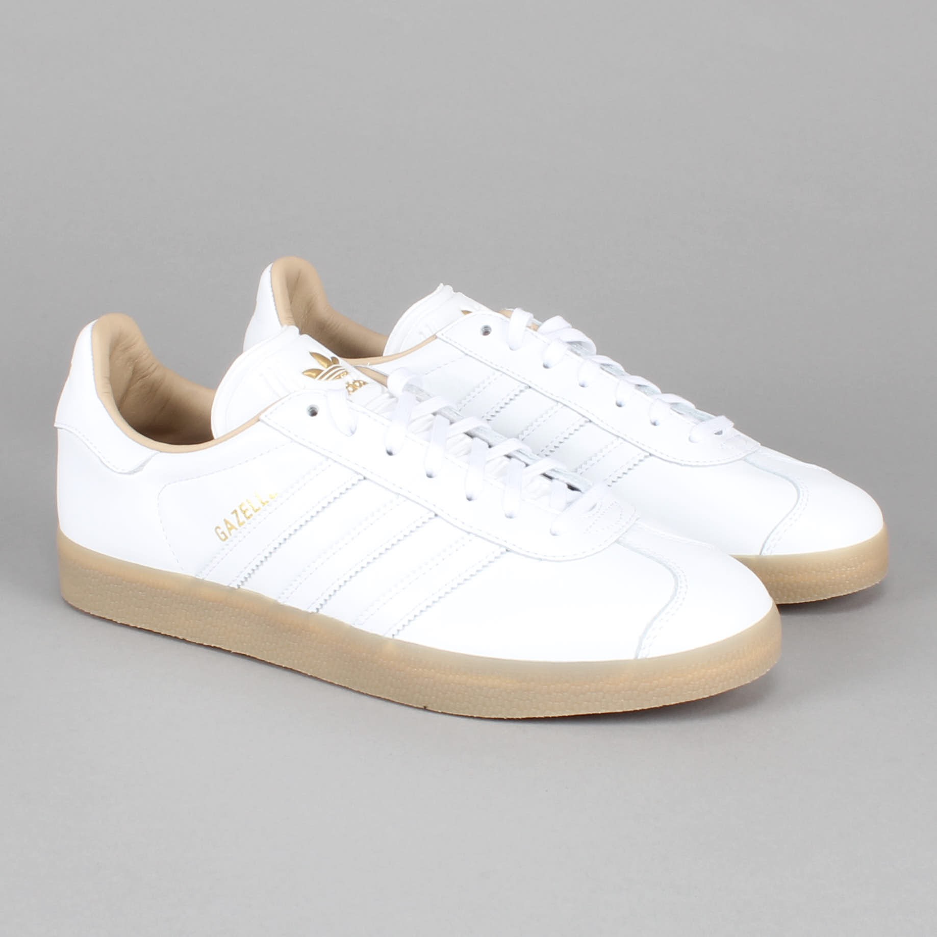 Adidas Gazelle White Leather - New Adidas in Le Fix!