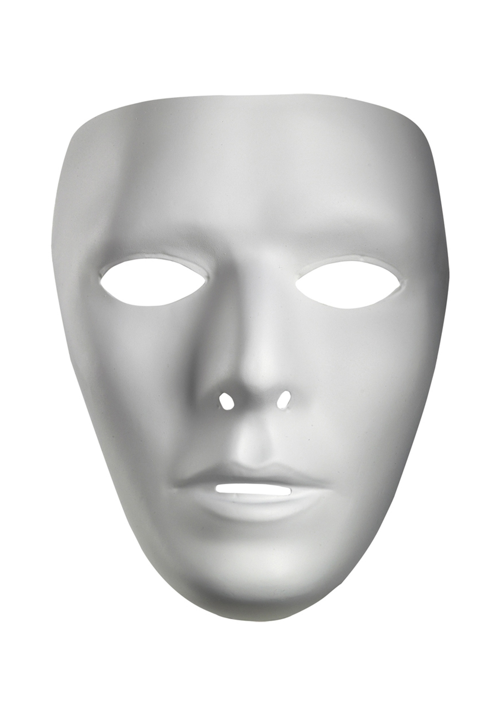 Men's White Mask - White Mardi Gras Masquerade Masks