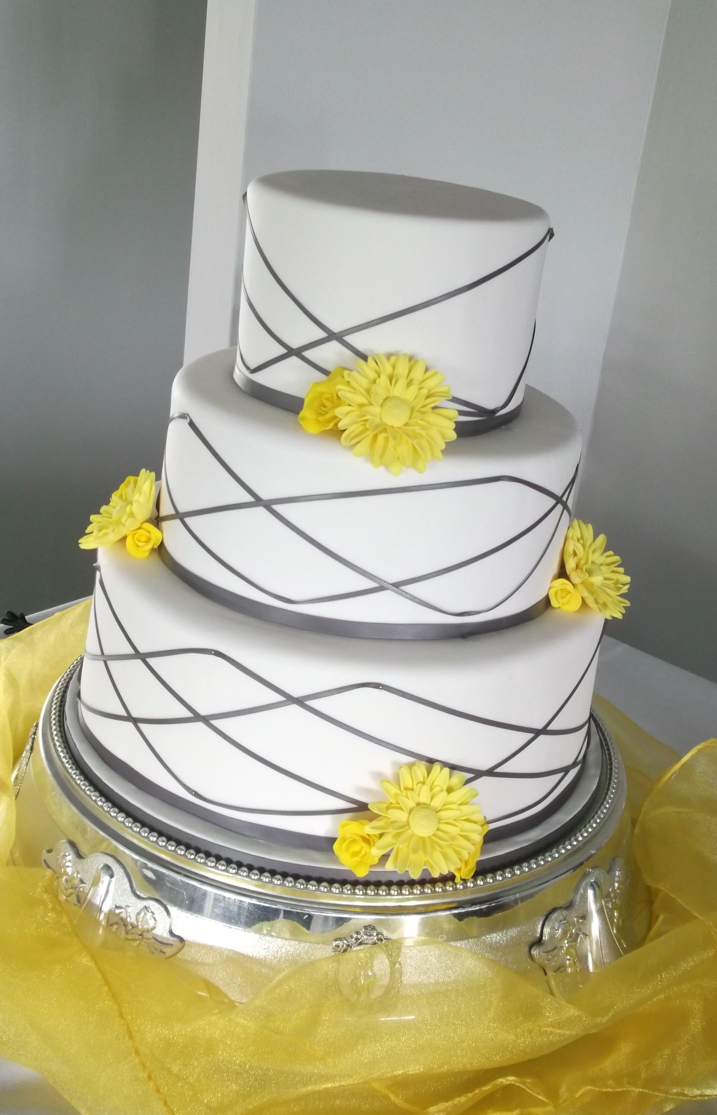 Black and yellow wedding inspiration from White Mischief Bridal ...