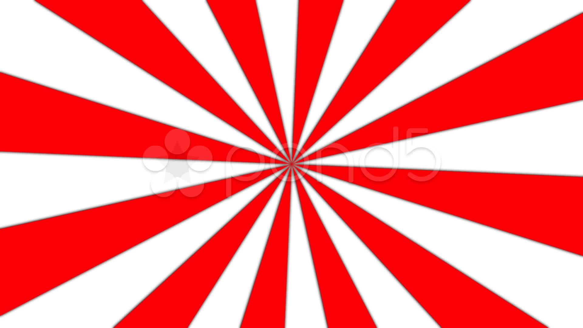 Video: Red and White Spinning Pinwheel Background ~ #22361534