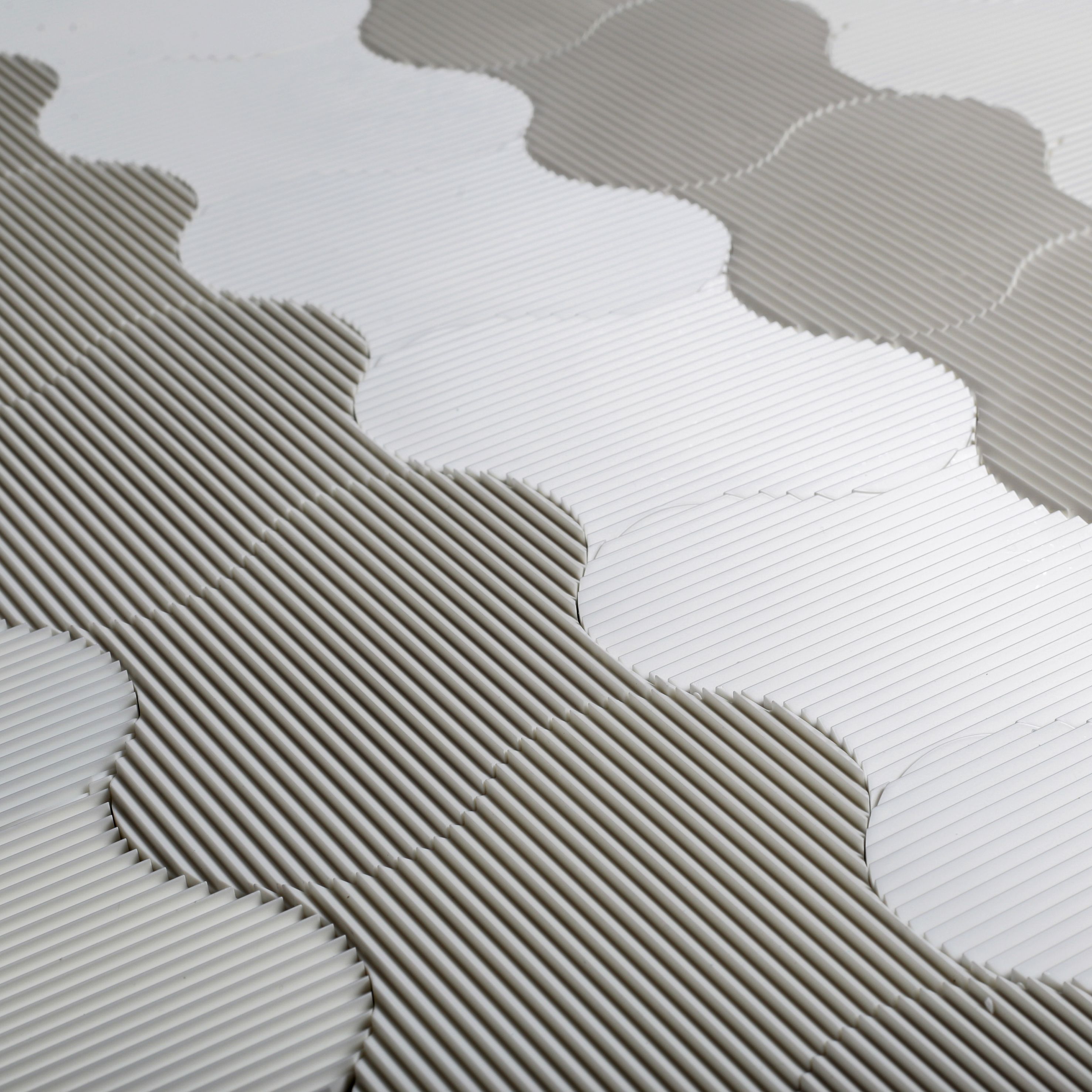 White Plastic organic tile | Our Surfaces | Pinterest | Organic