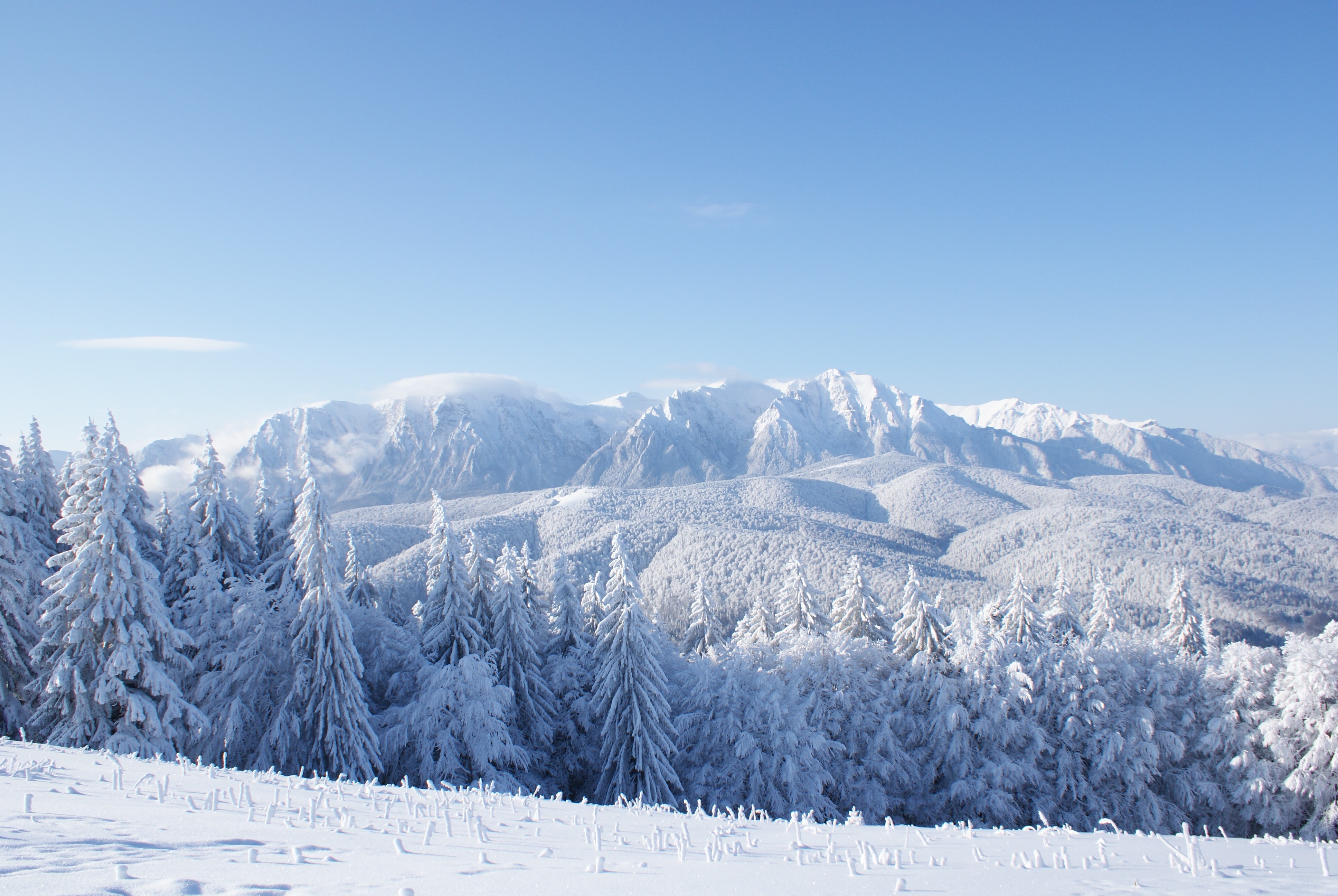 Winter: White Mountains Snow Winter Desktop Wallpapers Backgrounds ...
