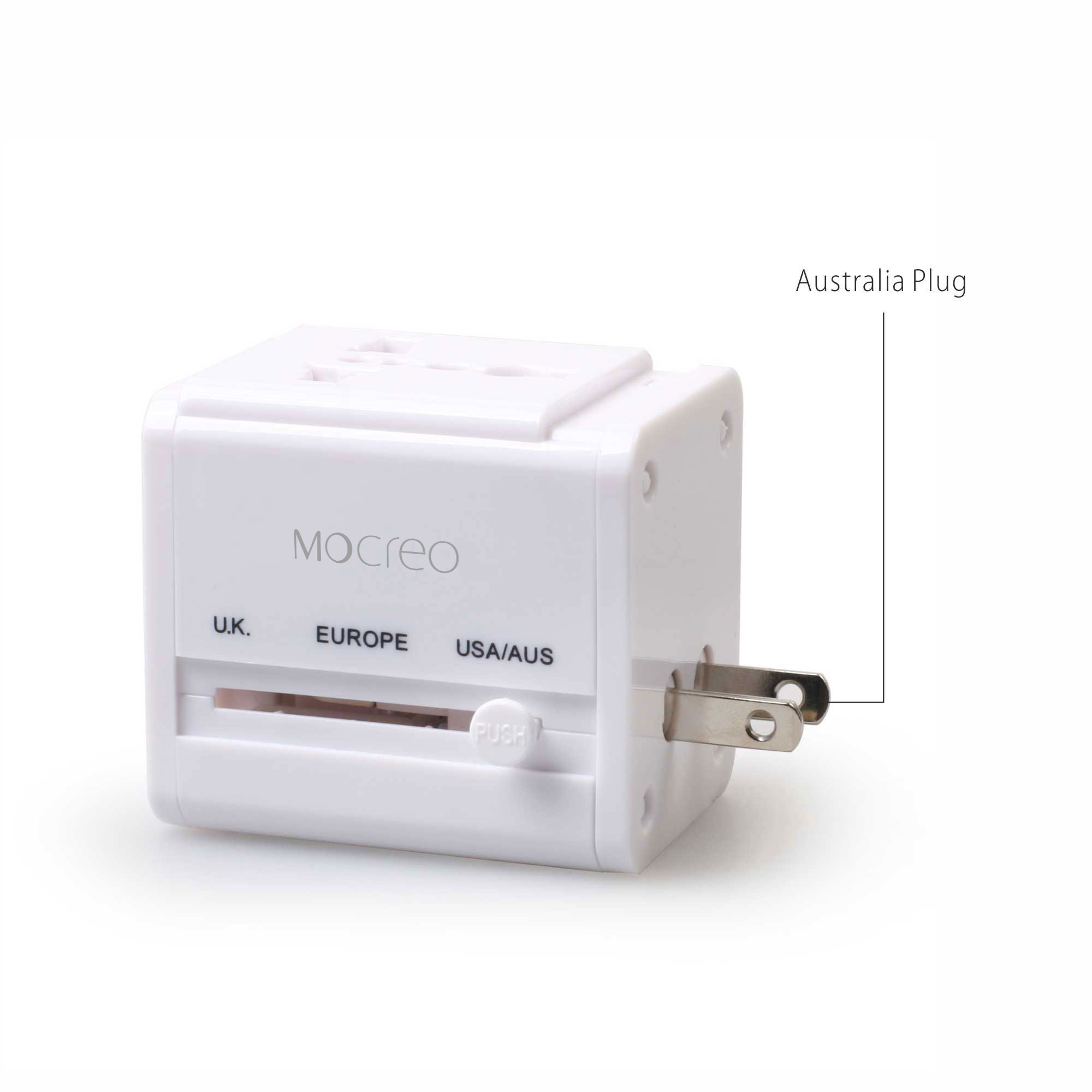 MOCREO® Universal World Wide All-in-one Safety Travel Charger Wall ...