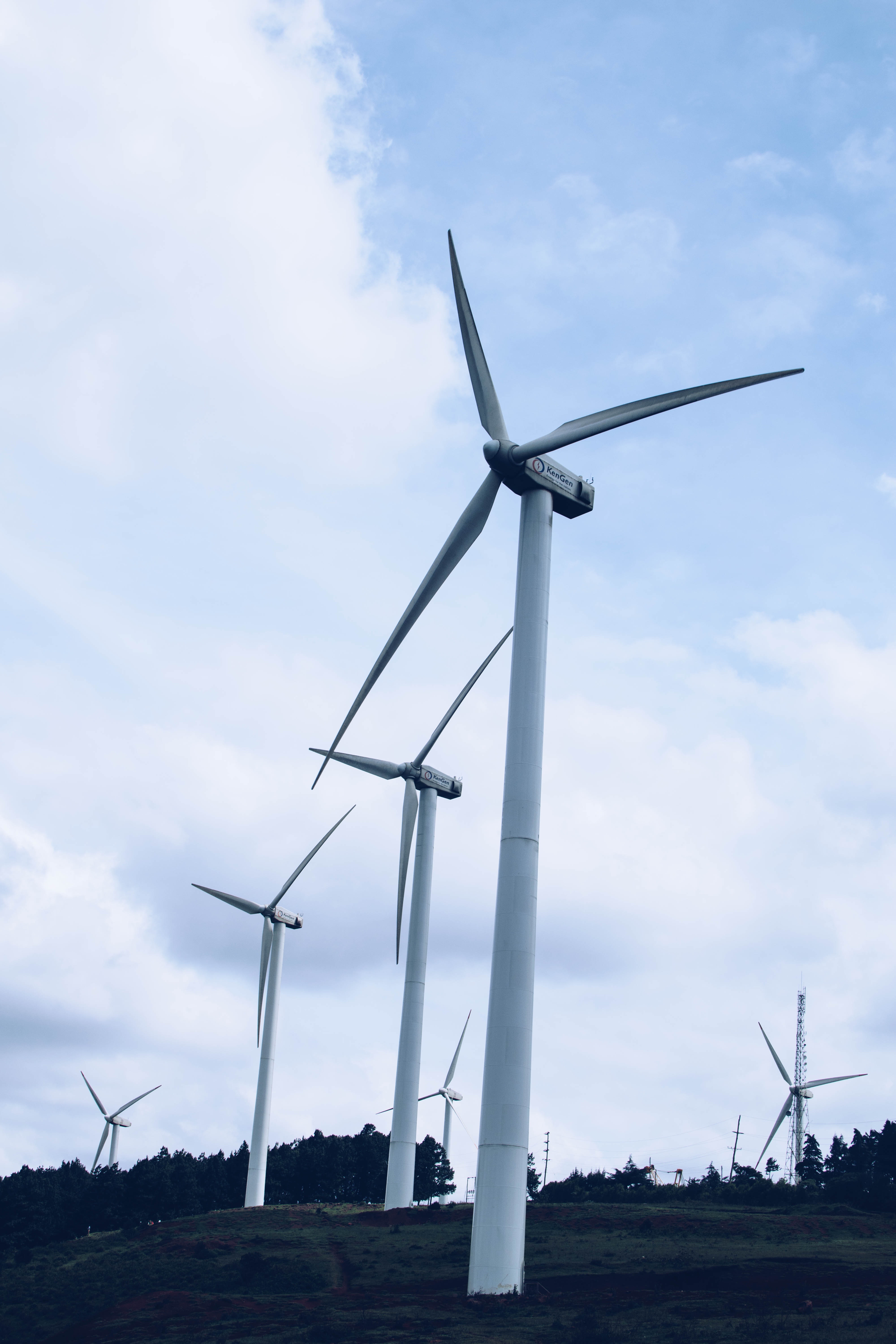 White Wind Vane, Alternative, Power supply, Wind turbine, Wind power, HQ Photo