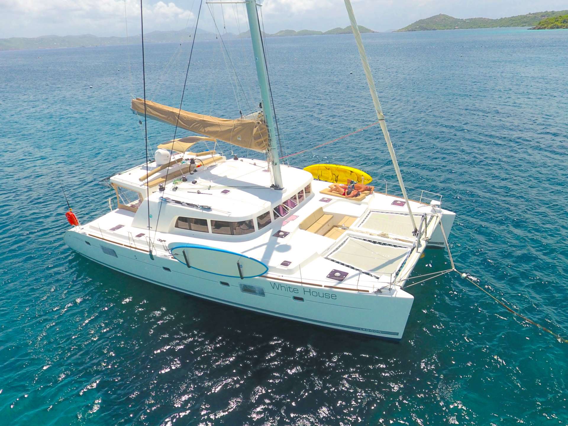 WHITE HOUSE: 50' Catamaran - All Inclusive Crewed Yacht Charter