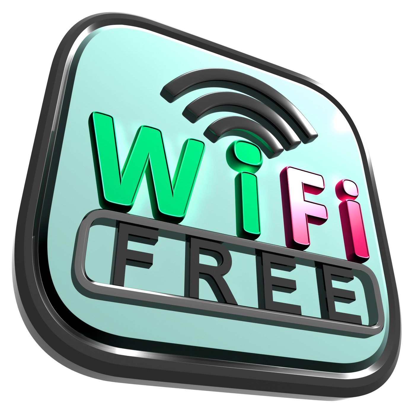 Wifi free internet shows wireless connecting photo