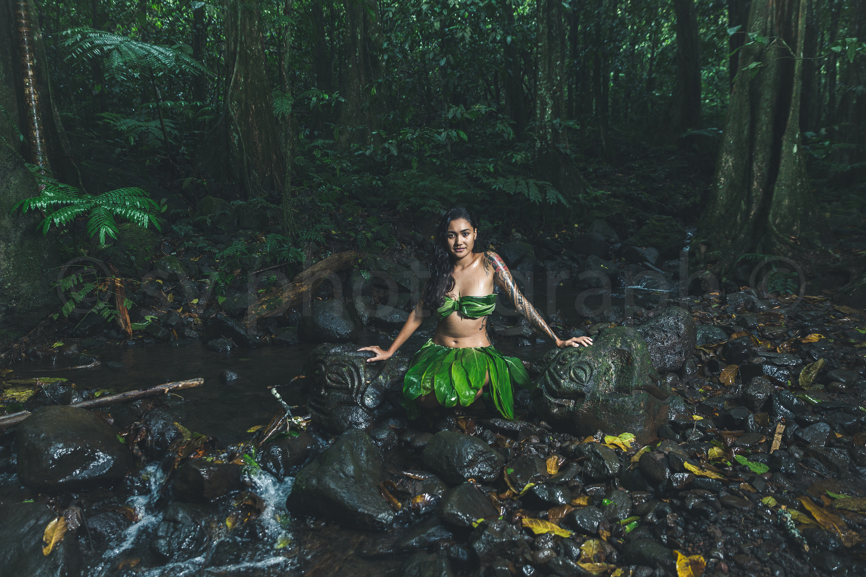 Polynesian vibes on the wild forest of Moorea, sister island of ...