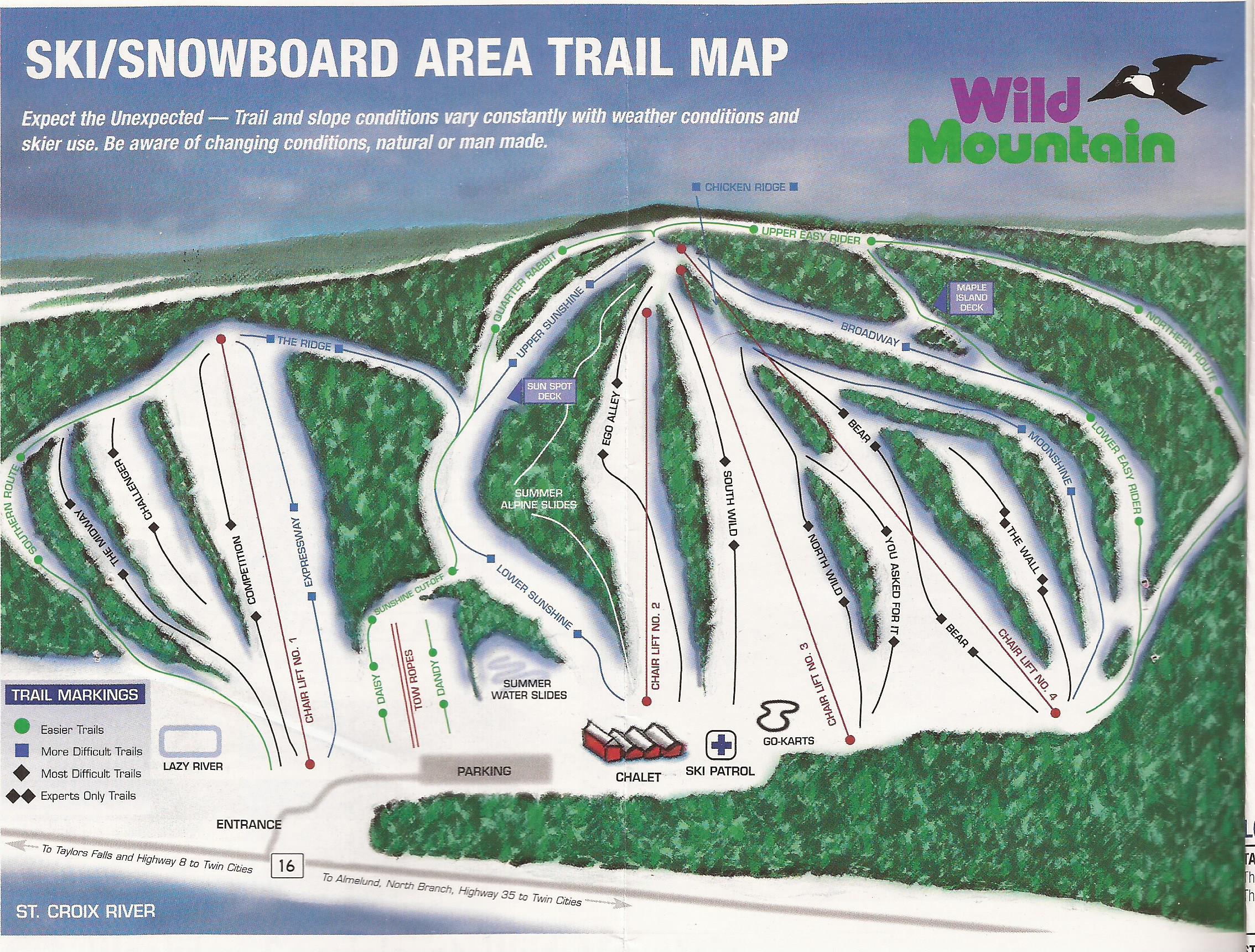 Wild Mountain Ski Area - SkiMap.org