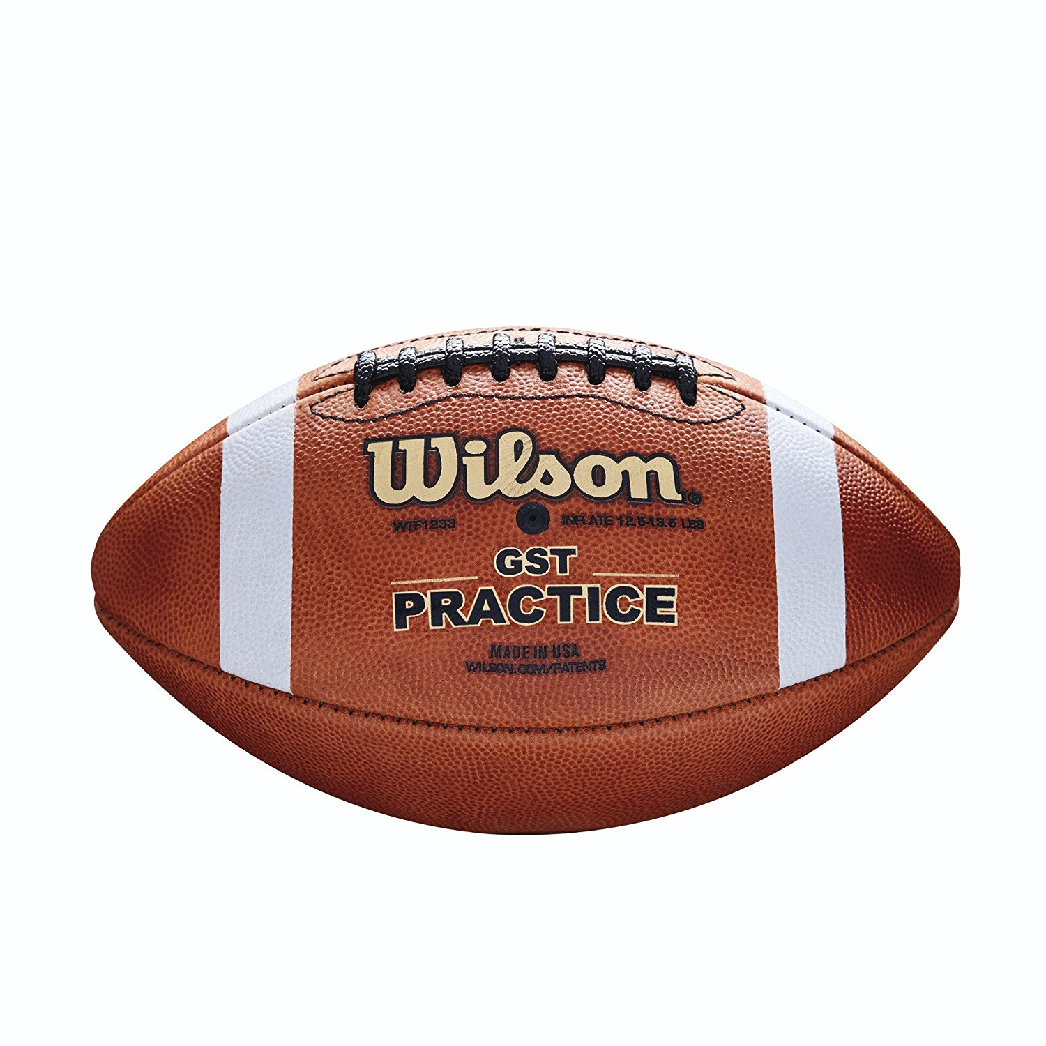 Amazon.com : Wilson GST Practice Football (1003 Pattern) : Sports ...
