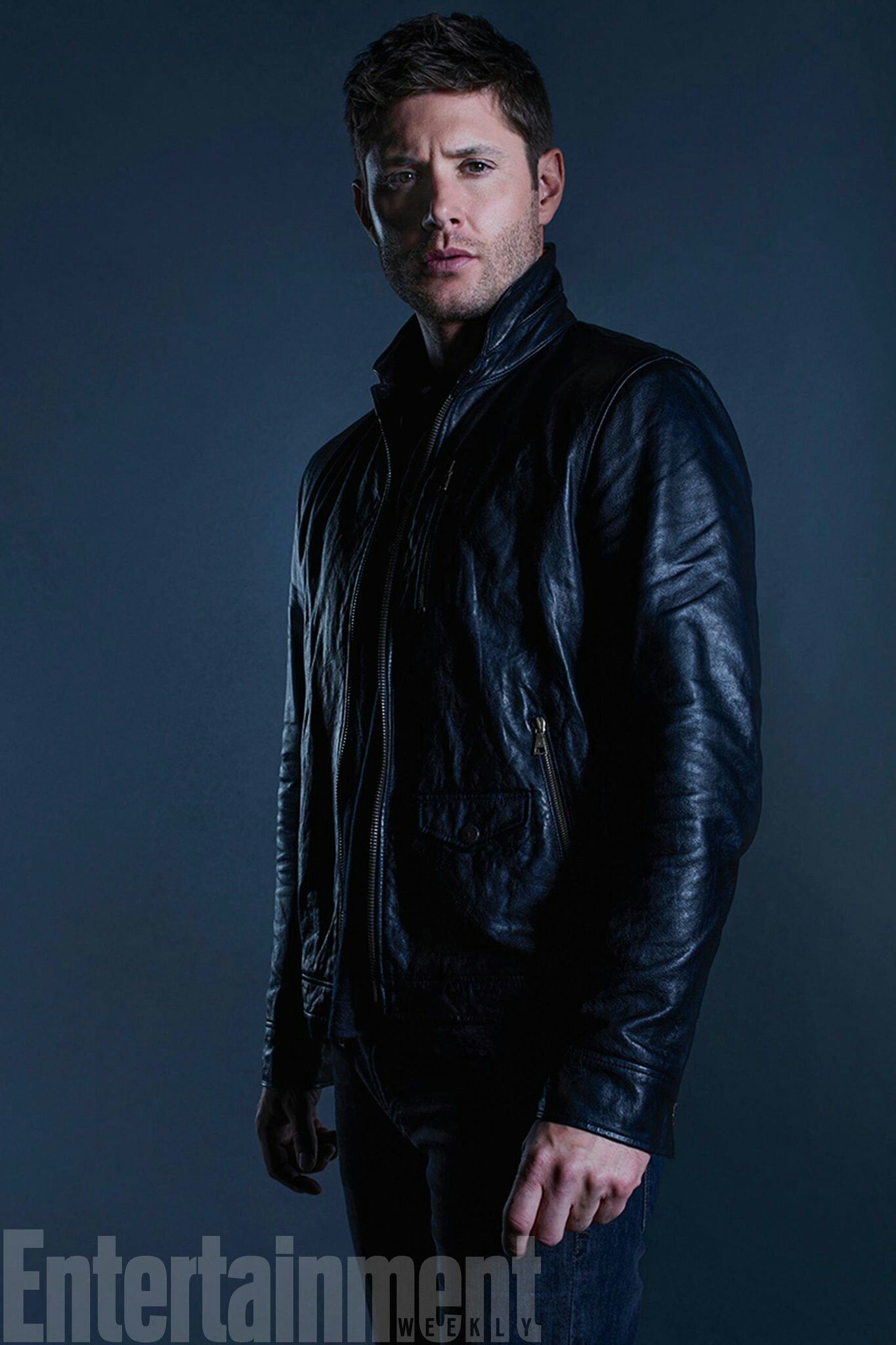 Jensen in black leather... | wow weeee | Pinterest | Jensen ackles ...