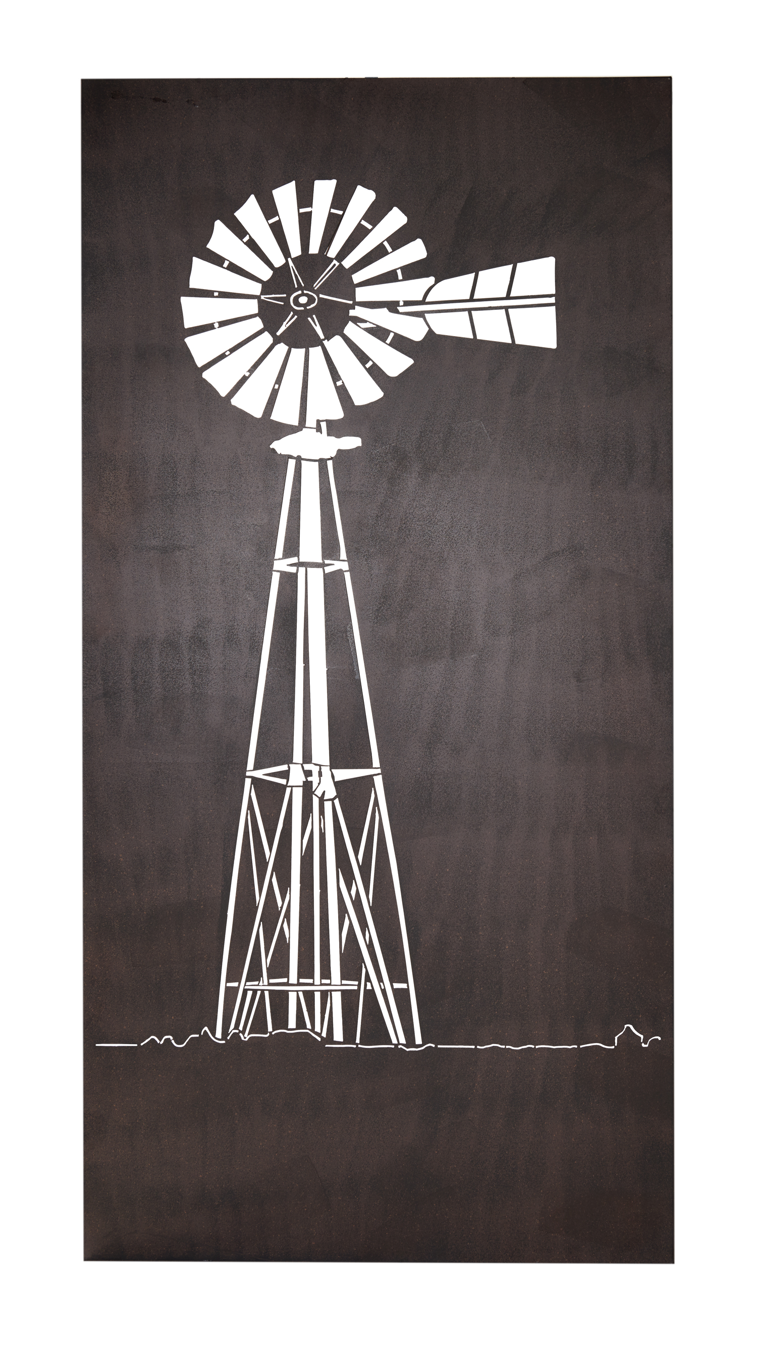 Decorative Metal Screen – Windmill / Outback