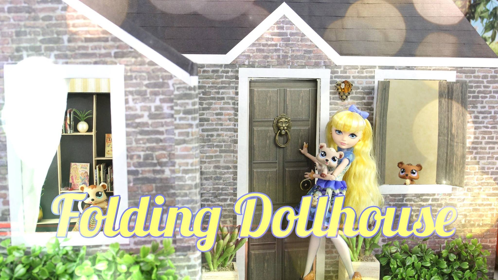 DIY - How to Make: Folding Dollhouse - Handmade - Doll - Crafts ...