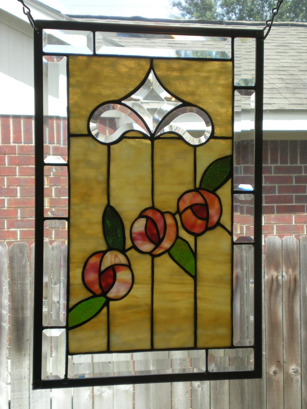 Stained Glass Window Panel 