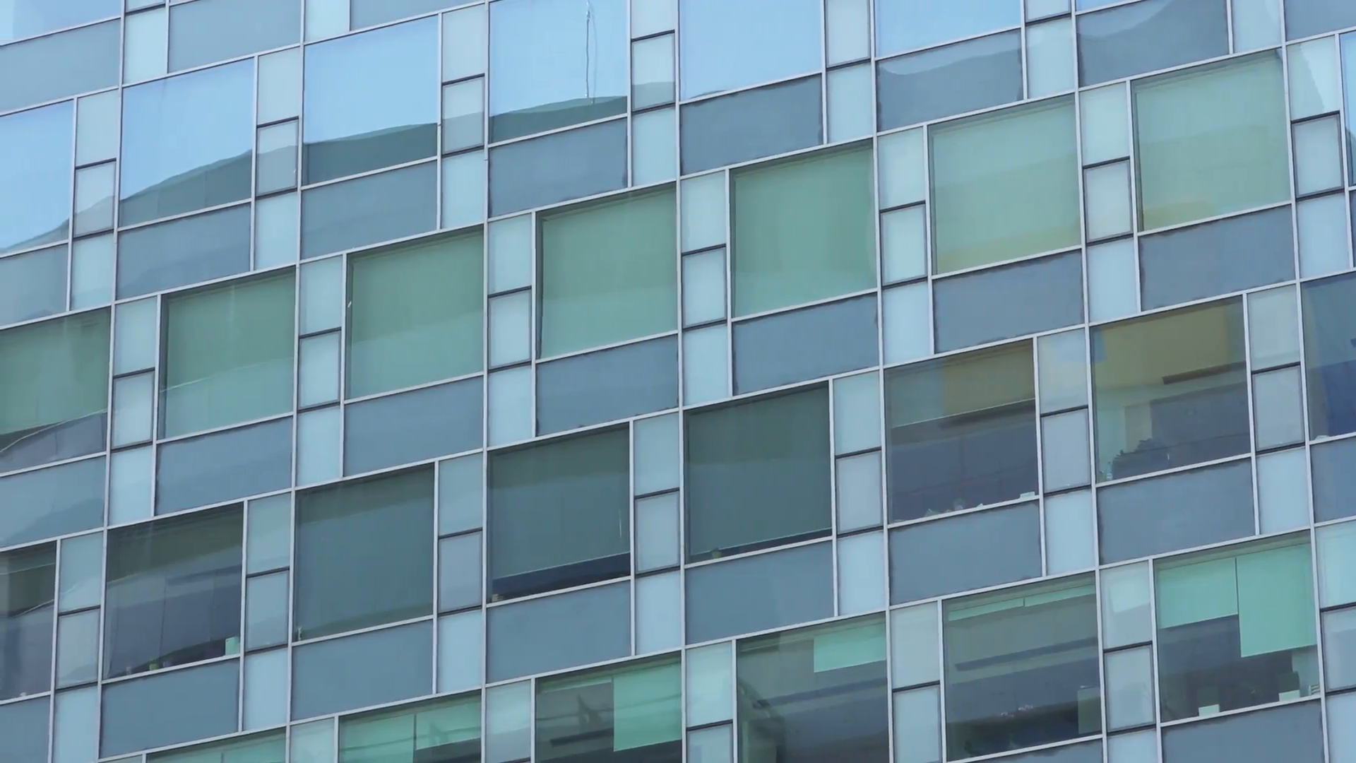 office building windows, panning Stock Video Footage - Videoblocks