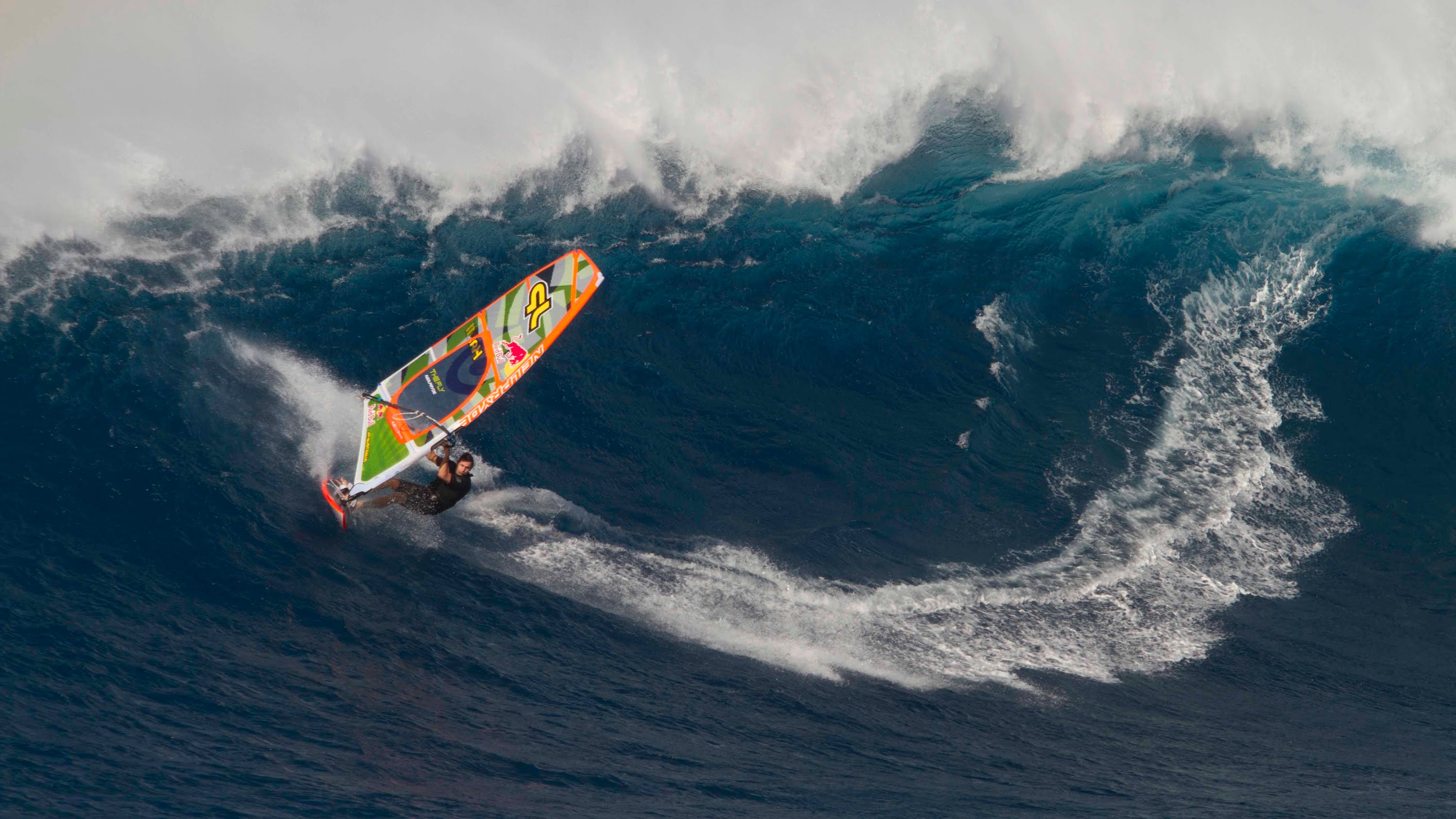 Windsurfing Huge Waves at Jaws - Jason Polakow Chronicles - YouTube