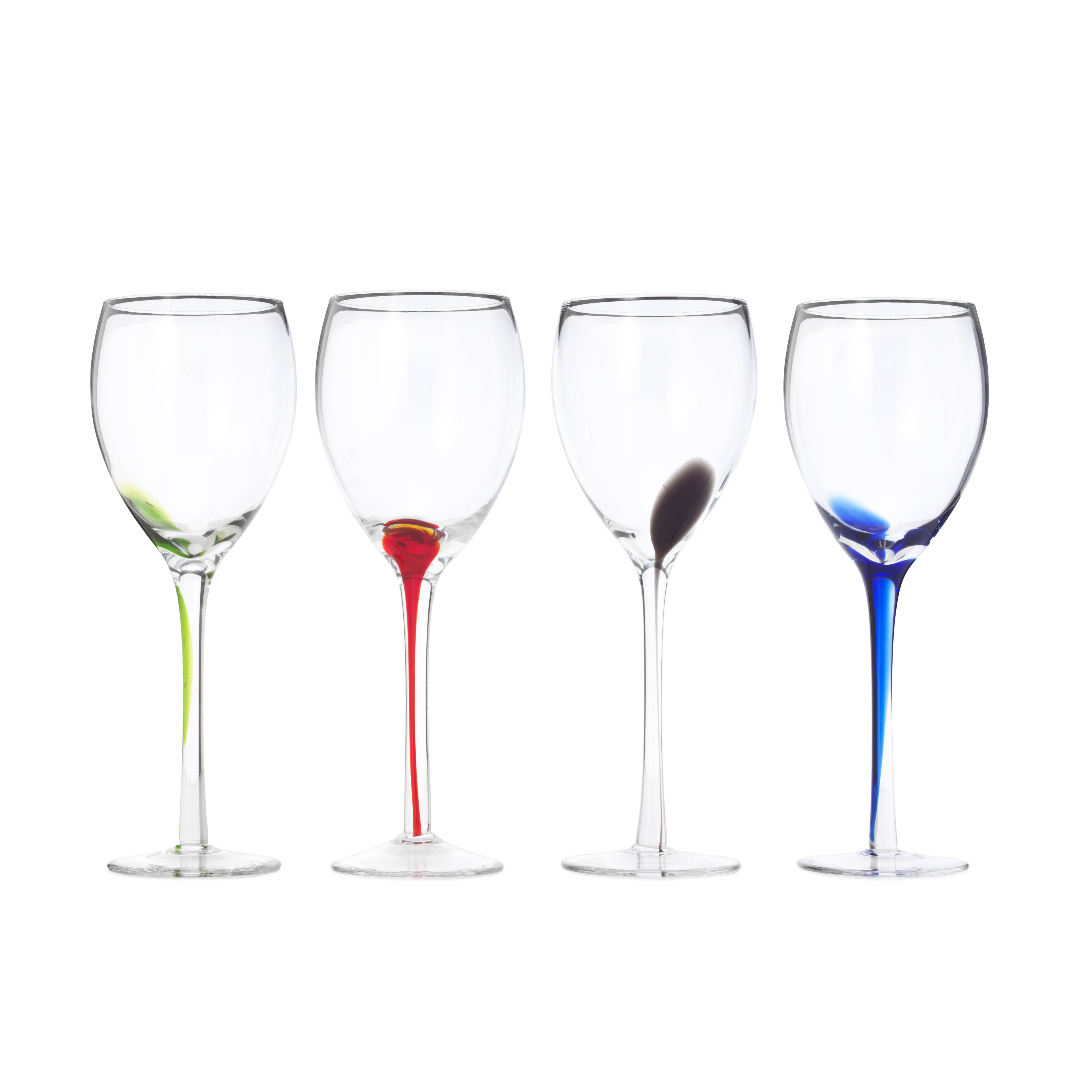 Splash Wine Glasses -Set of 4 | Color, Paint, Barware | UncommonGoods