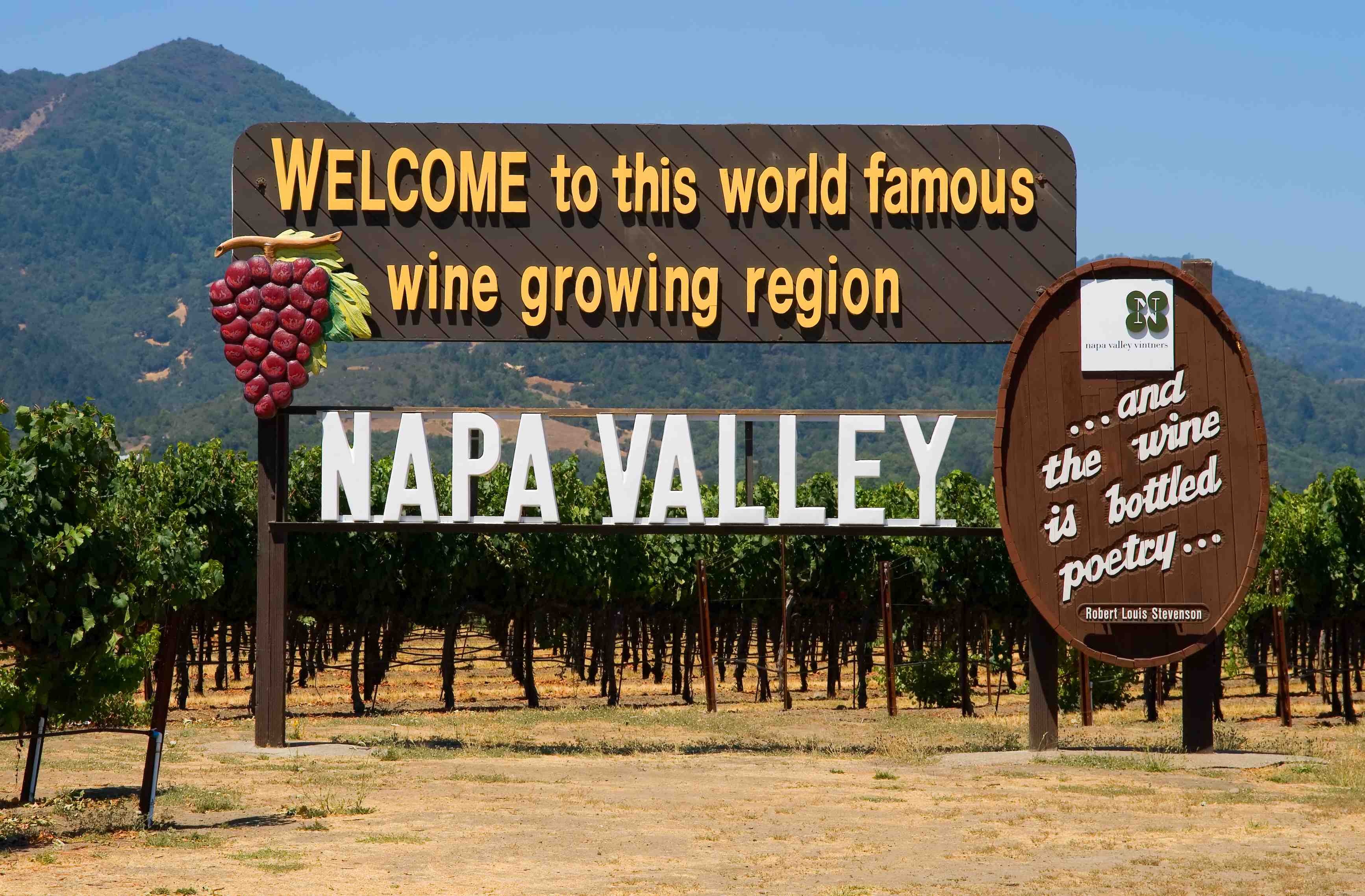 Napa Wine Country, Sonoma Wine Country - Global Graphics Maps