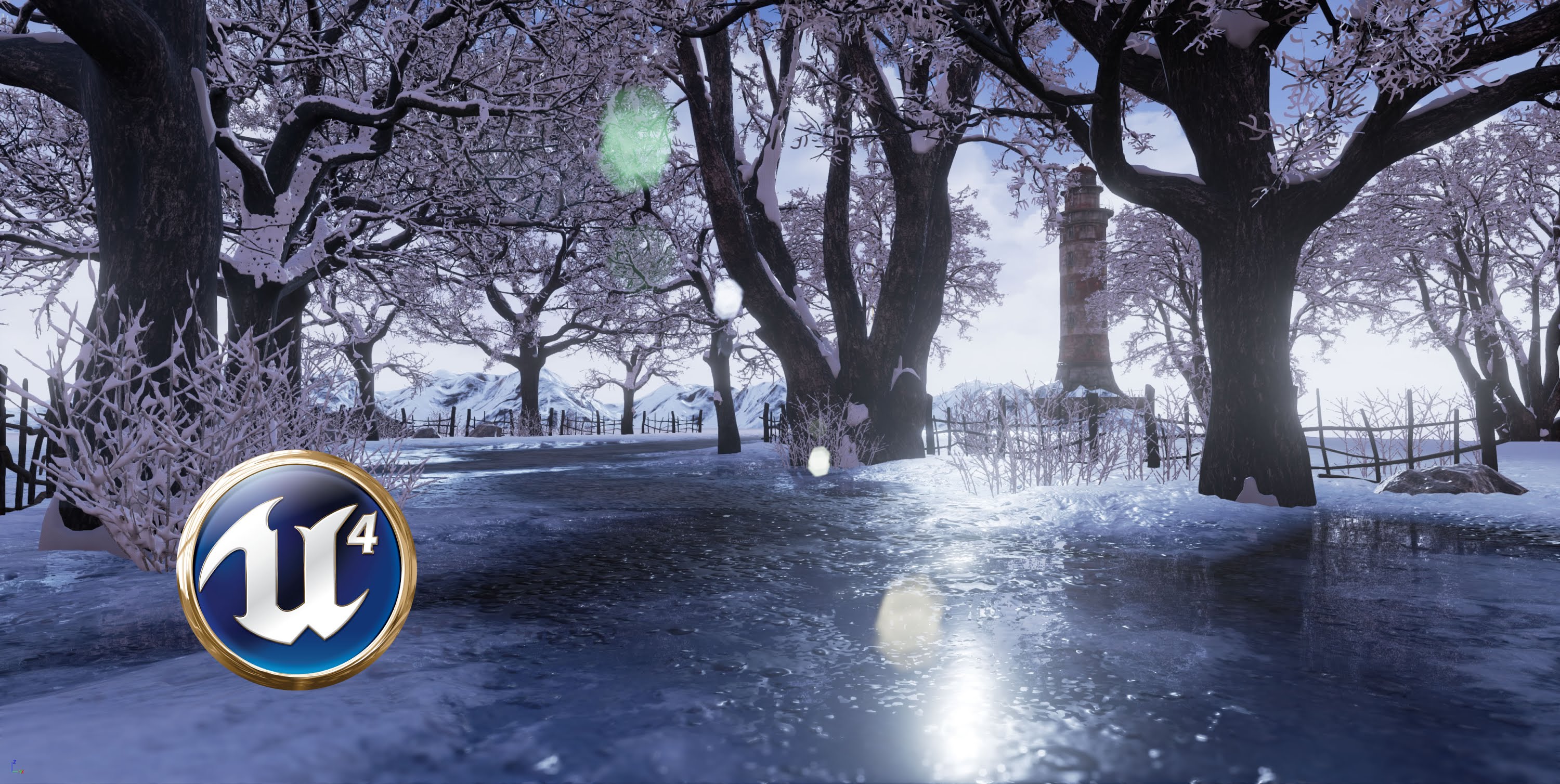 Speed Level Design - Winter Scene - Unreal Engine 4 - YouTube