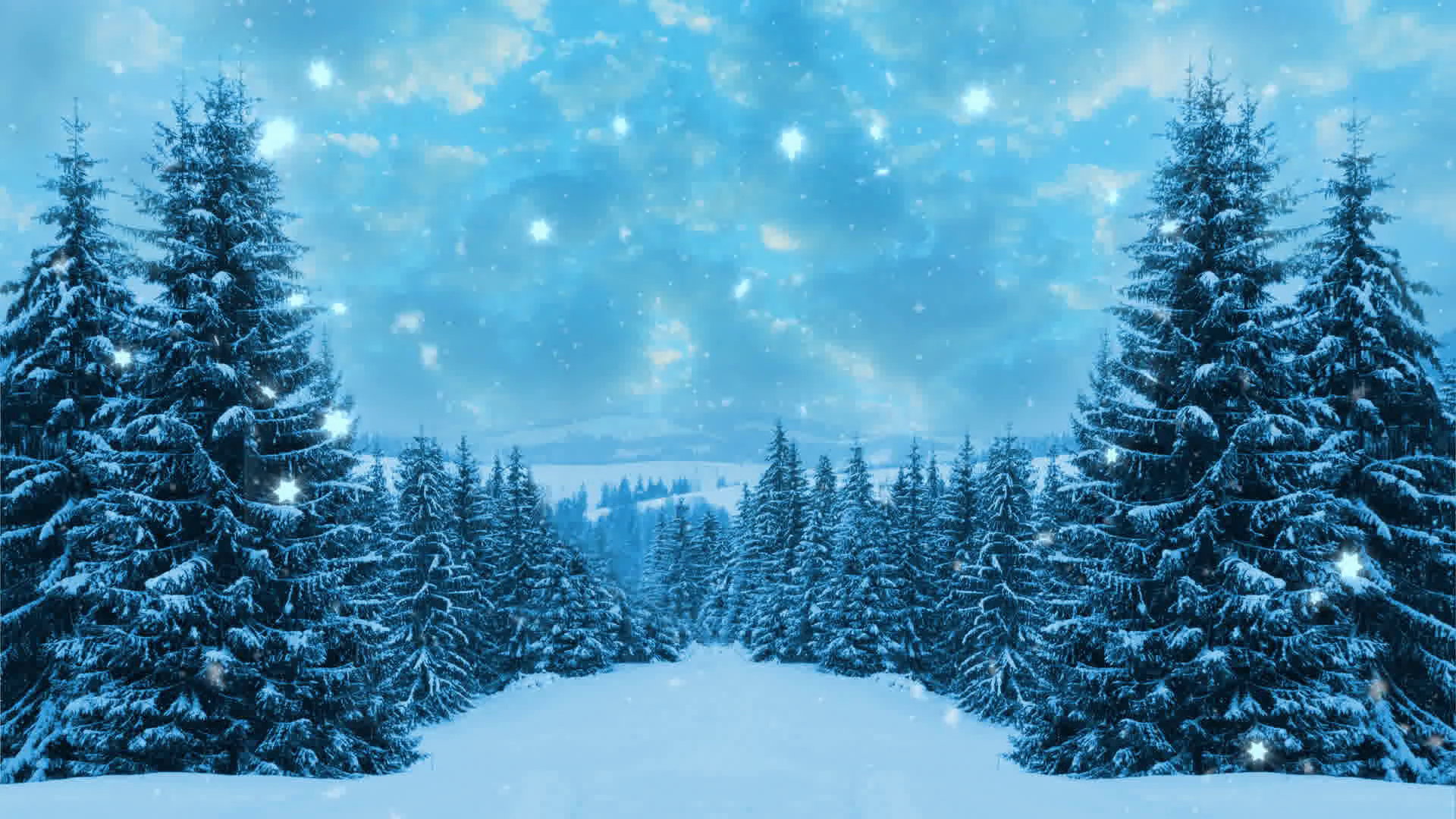winter background images for zoom