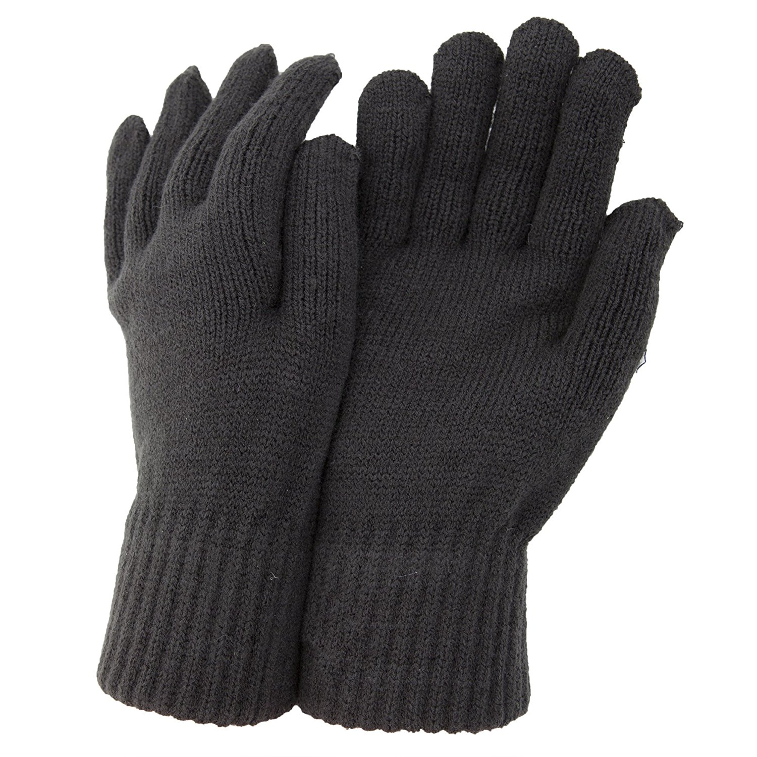 Mens Winter Gloves (One Size) (Black) at Amazon Men's Clothing store ...