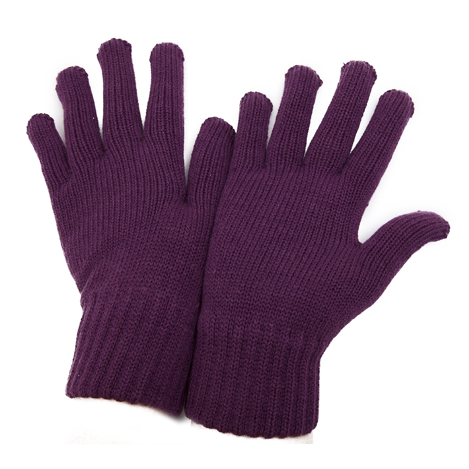 Womens/Ladies Winter Gloves (One Size) (Black) at Amazon Women's ...