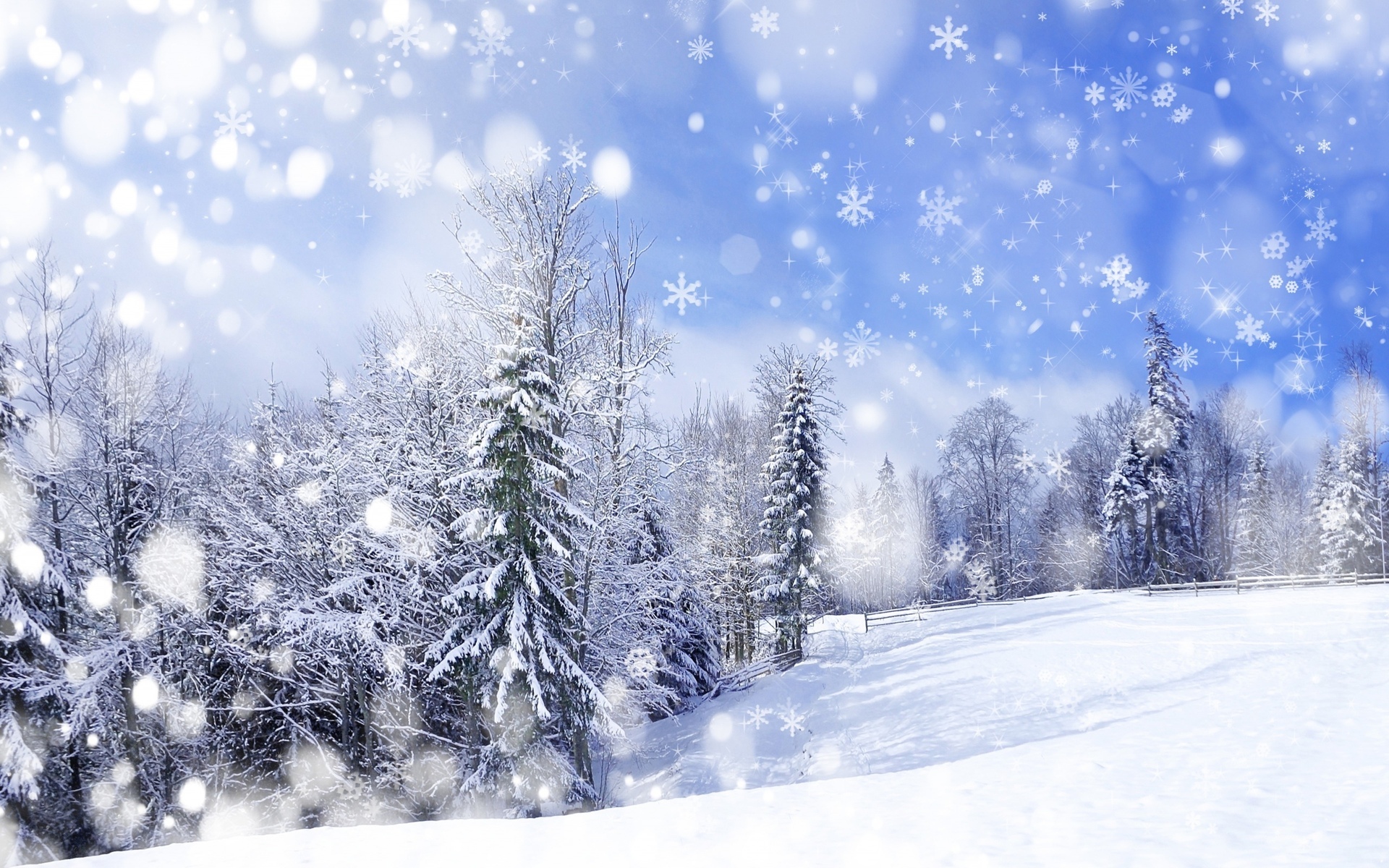Beautiful winter landscape by Copyright: Volodymyr Burdiak - Desktop ...