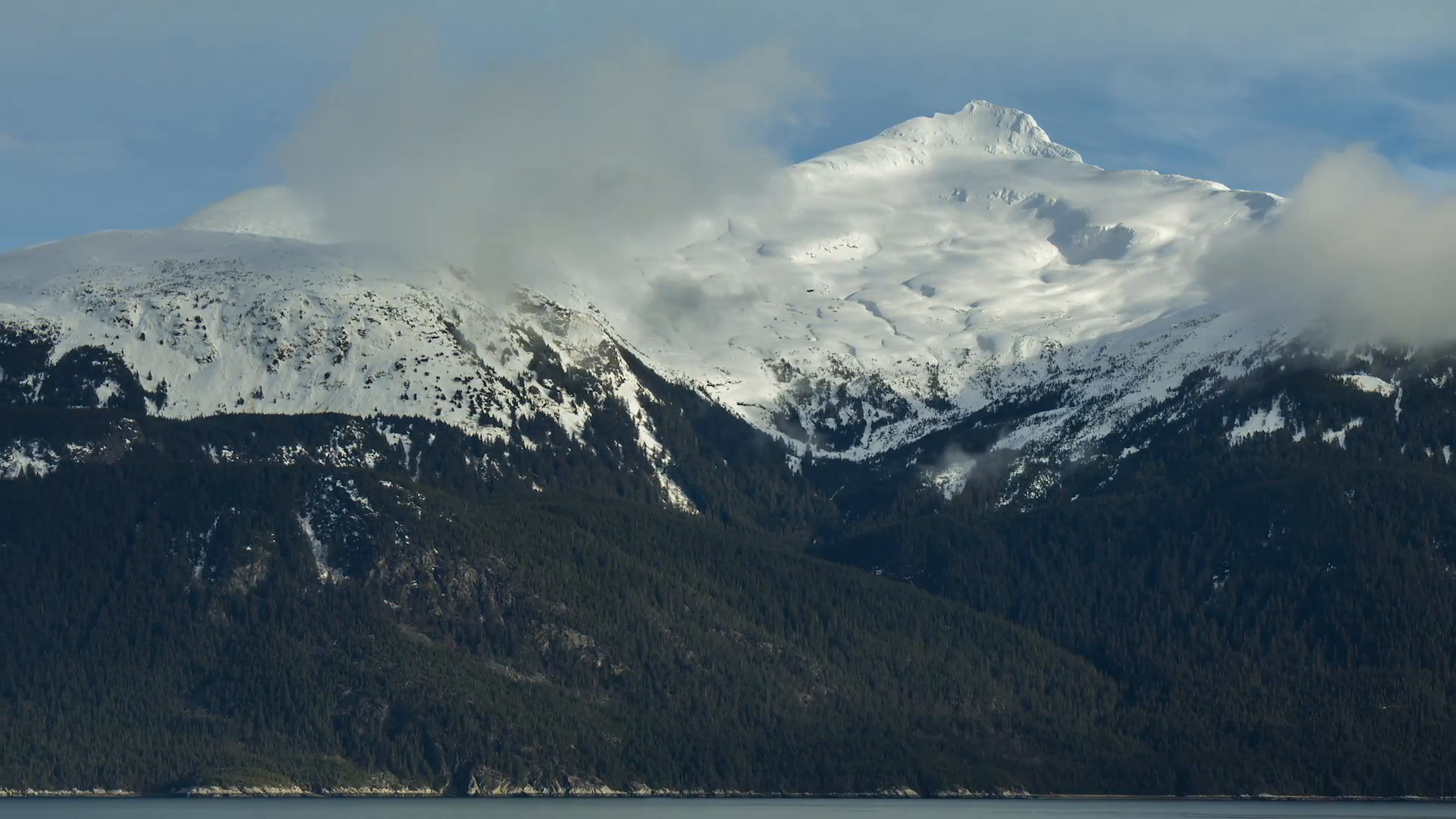 Rugged Winter Mountain Time Lapse Alaska 1080p Stock Video Footage ...