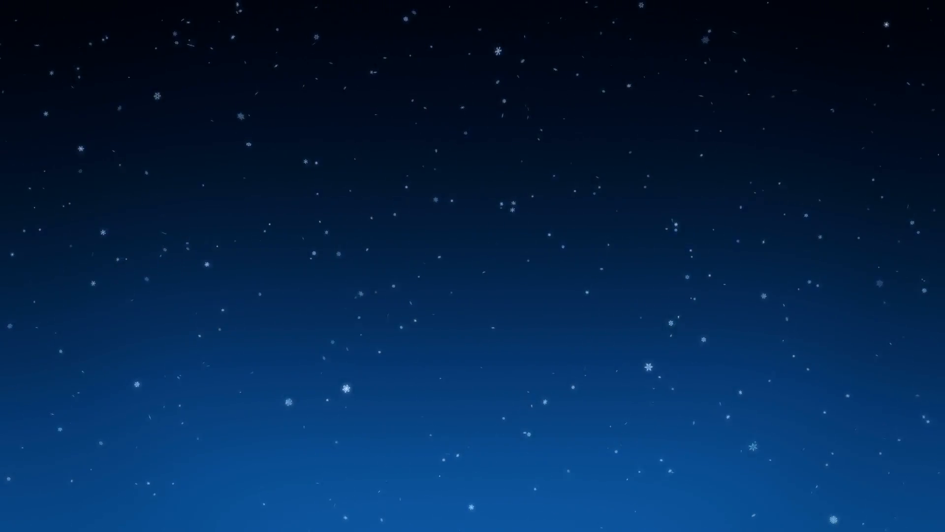 Winter night sky christmas snowfall - loopable background Motion ...