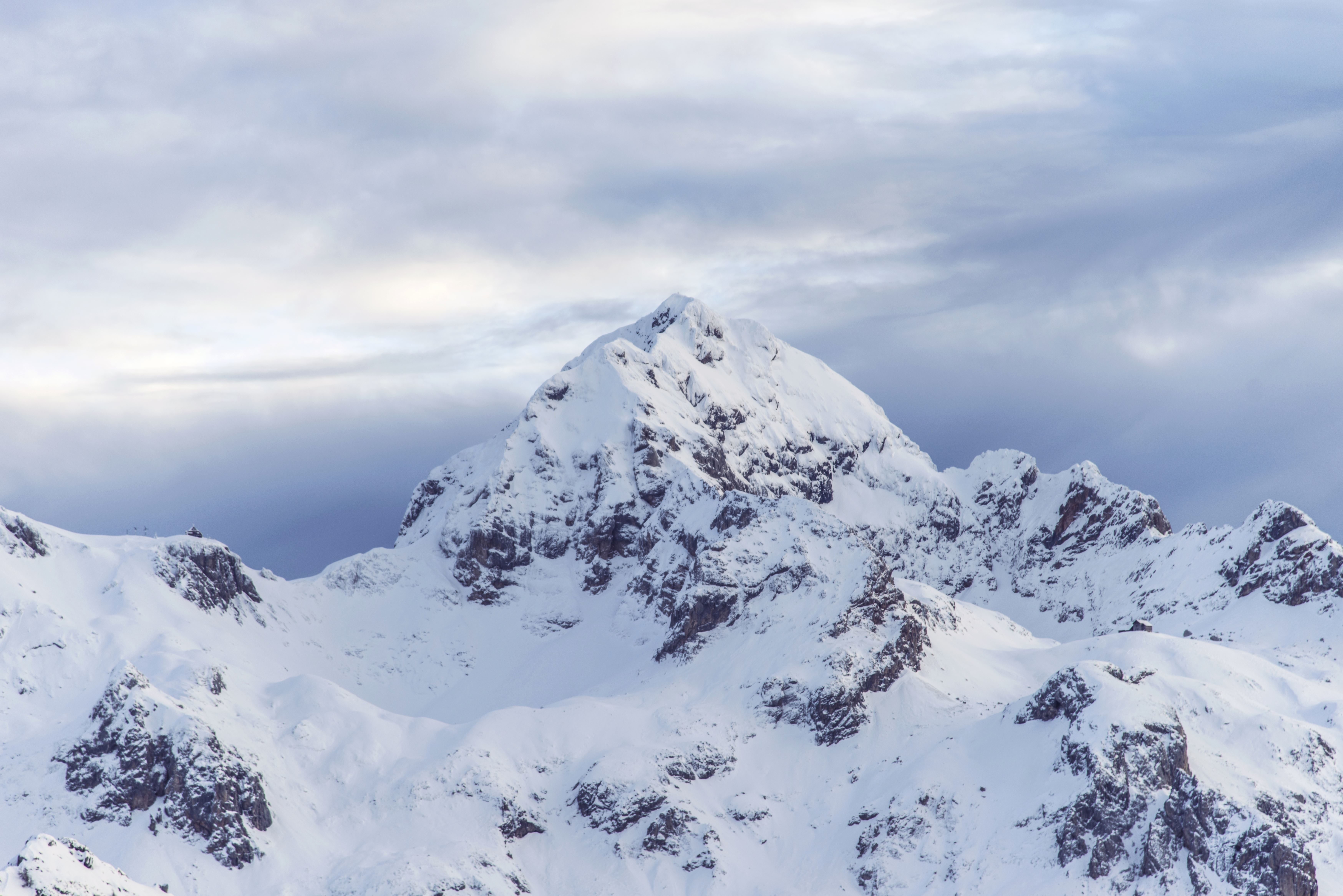 Free picture: snow, winter, mountain, peak