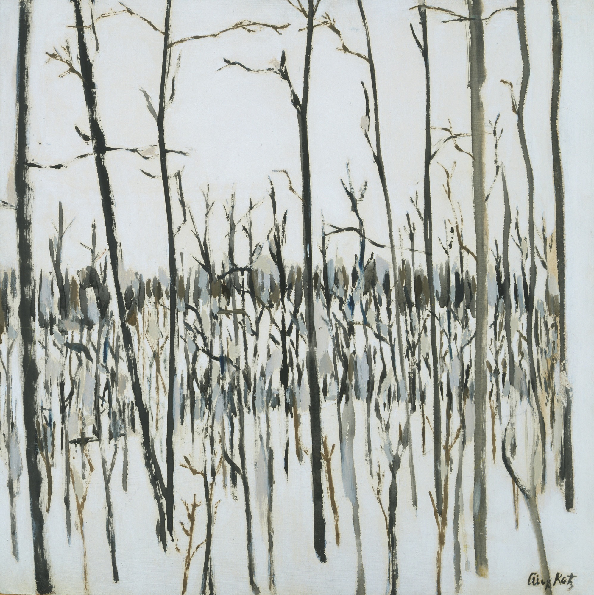 Alex Katz. Winter Scene. 1951-52 | MoMA