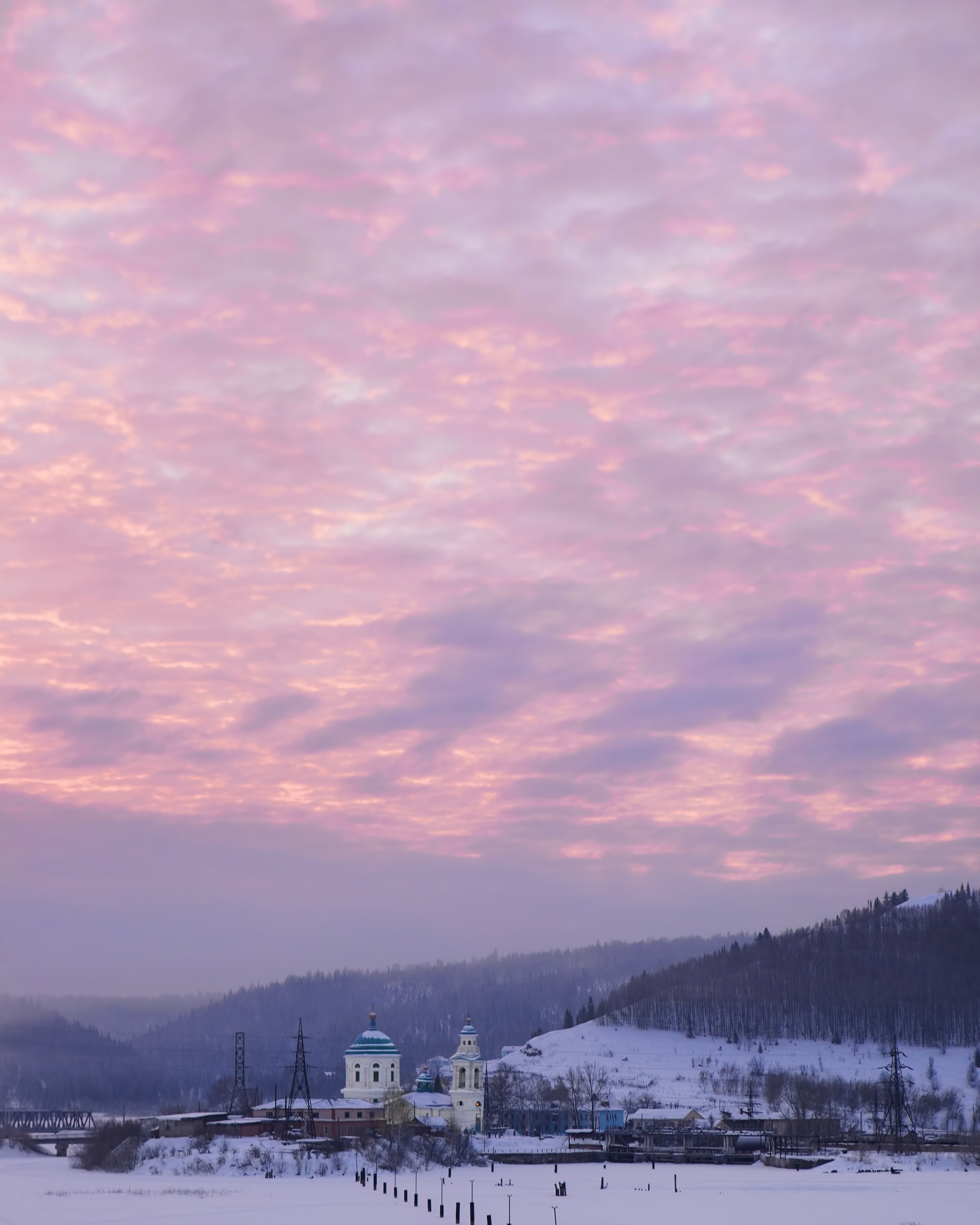 Winter scene photo