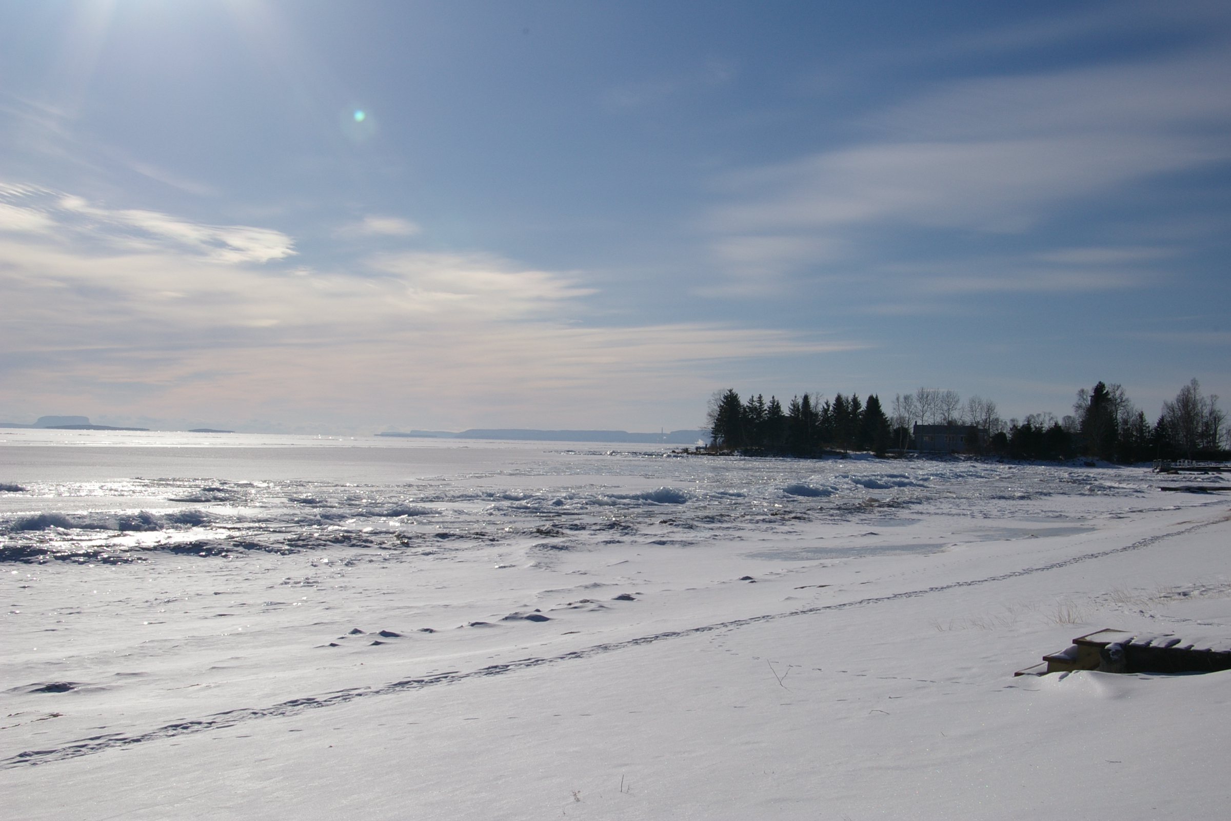 Lake Superior North Shore Beach in Winter - Pentax User Photo Gallery