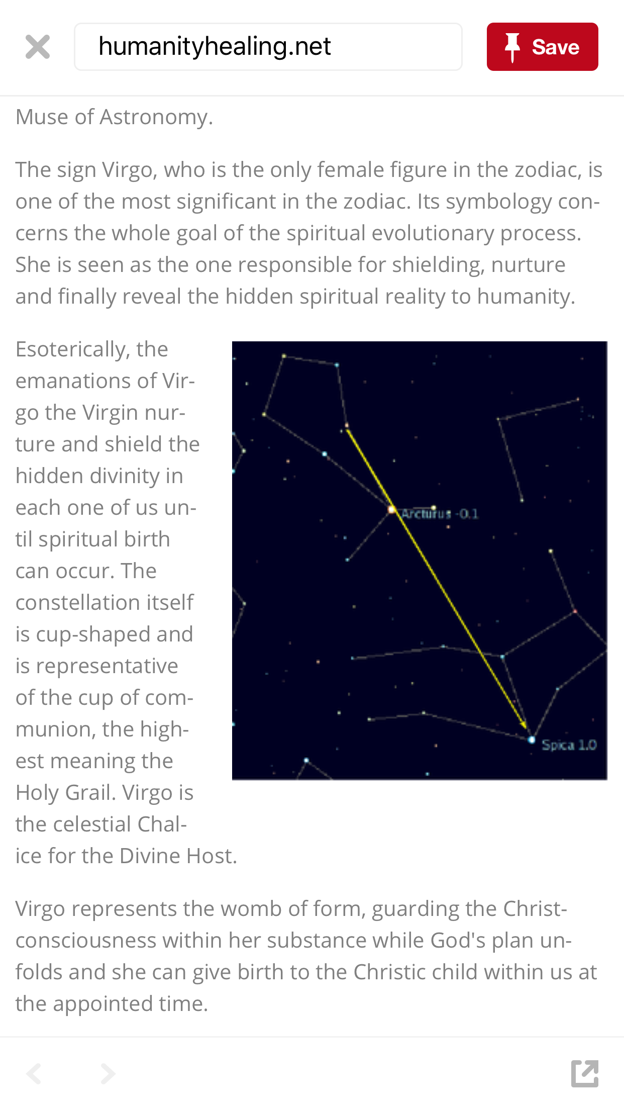 Don't conflate Virgo the constellation with the tropical placidus ...