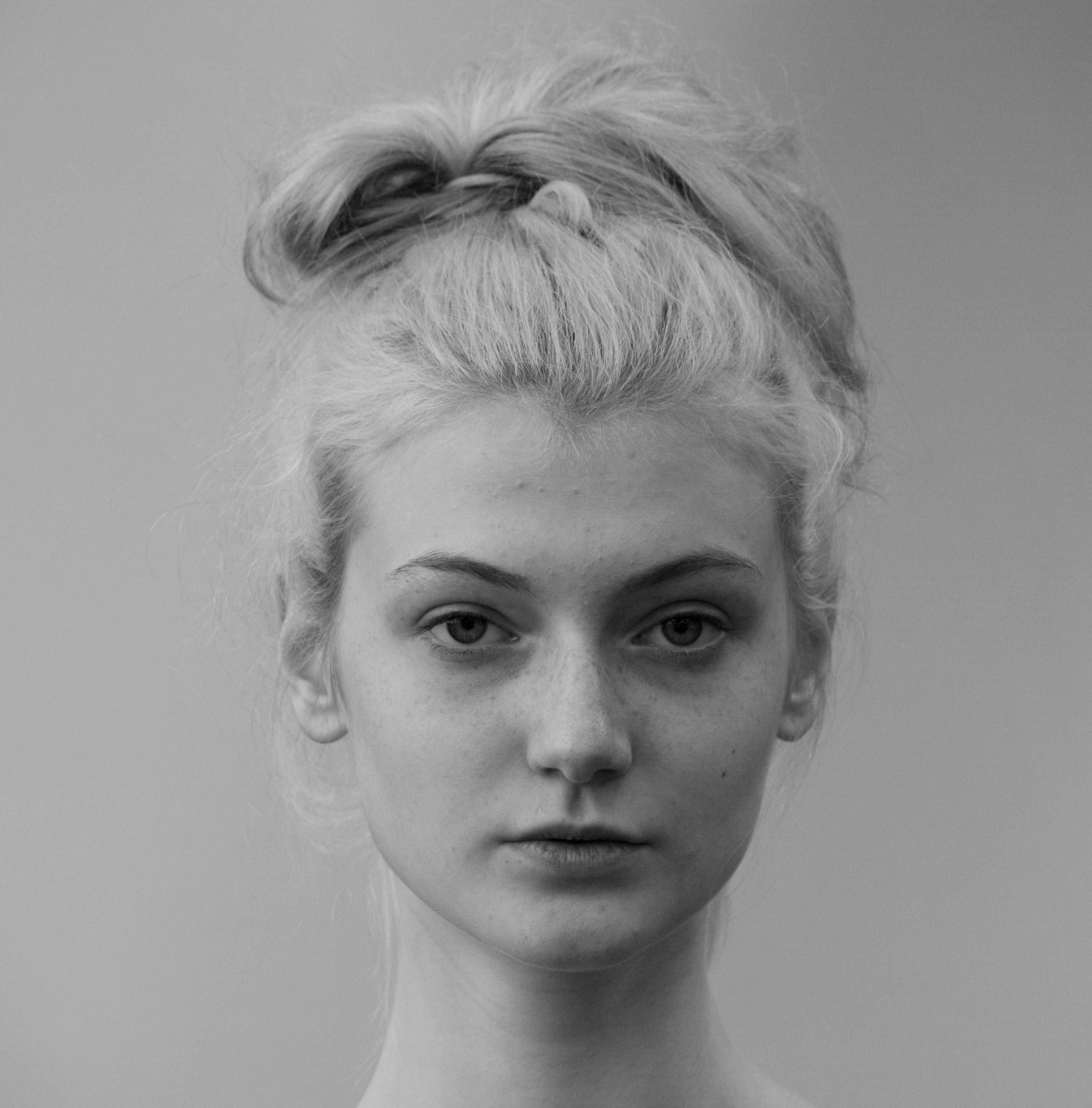 Woman Face, Beautiful, Beauty, Black-and-white, Blond, HQ Photo