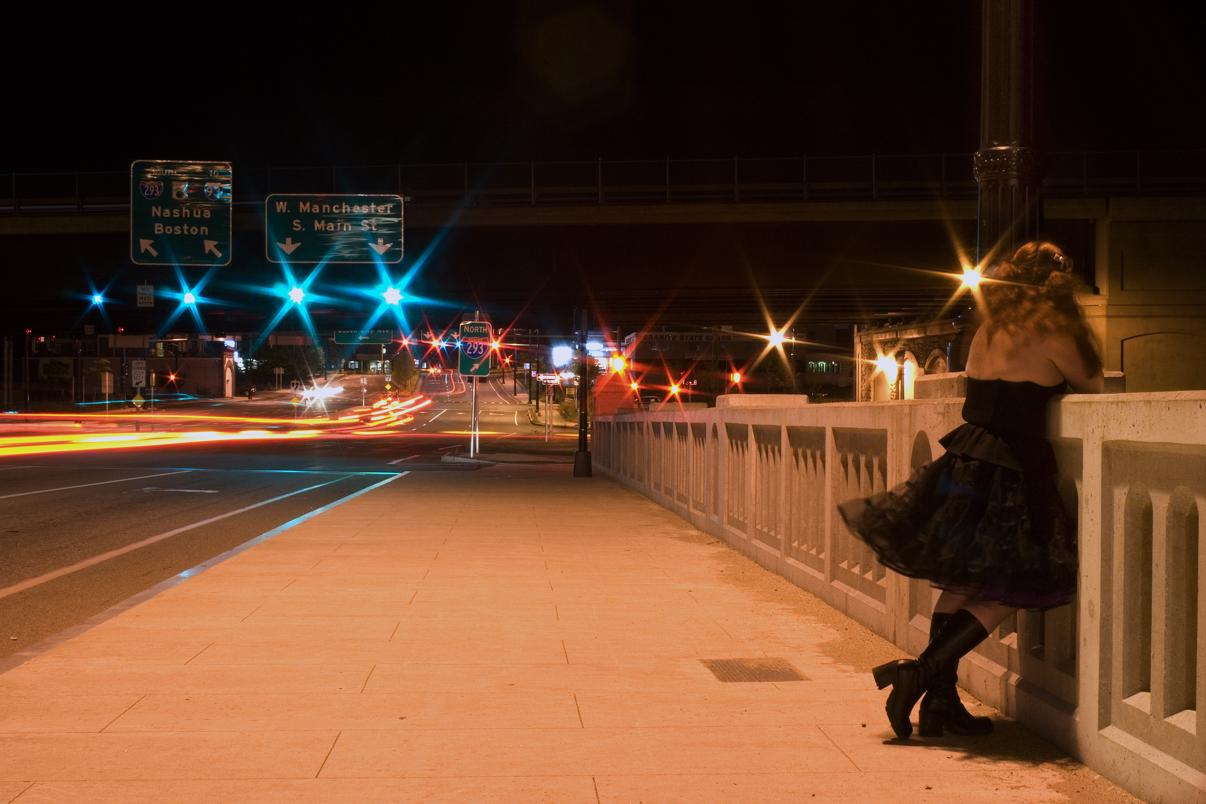 Photo :: Woman on Granite Street Bridge