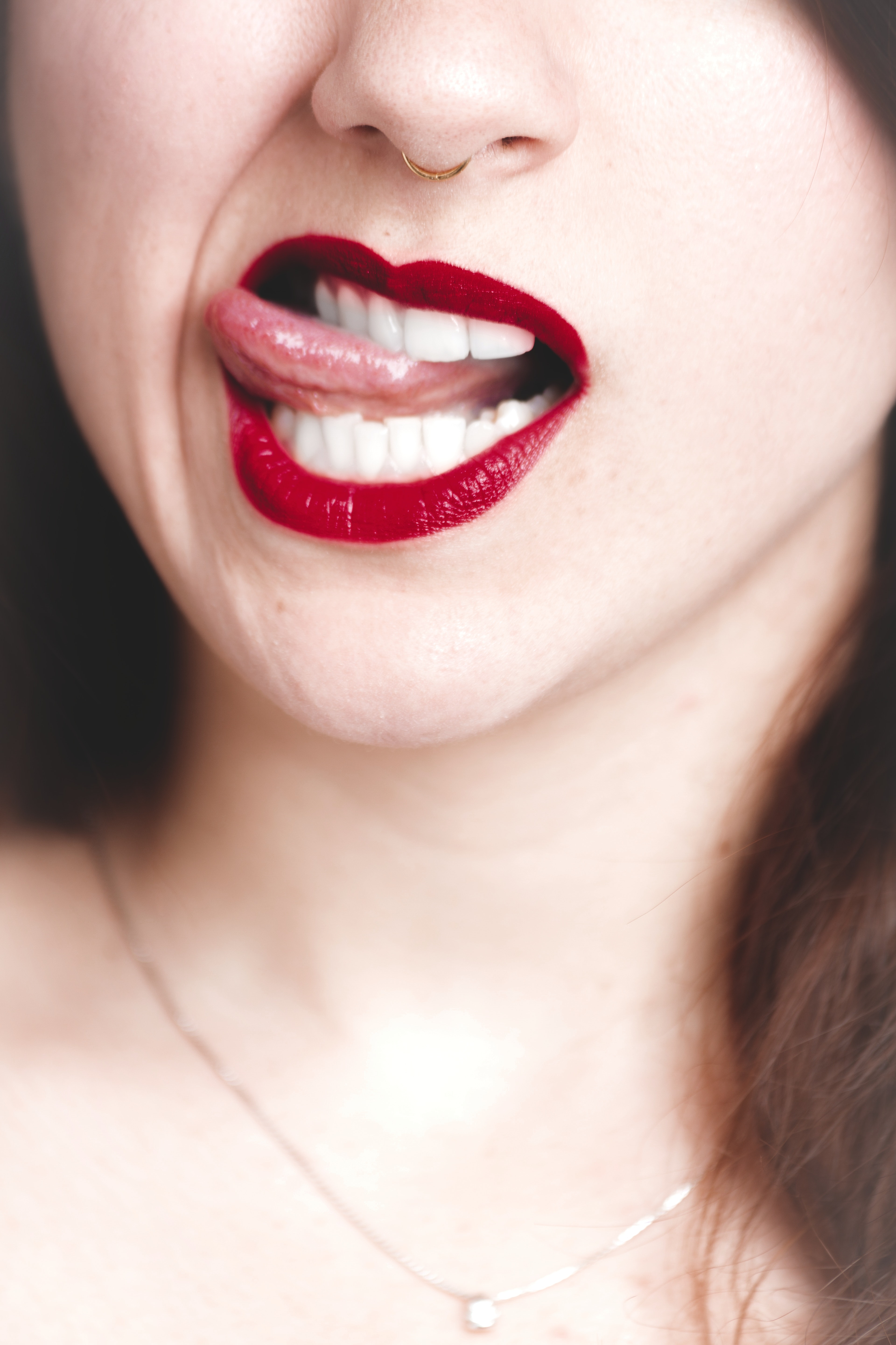 Woman Showing Her Tongue, Beautiful, Model, Teeth, Style, HQ Photo