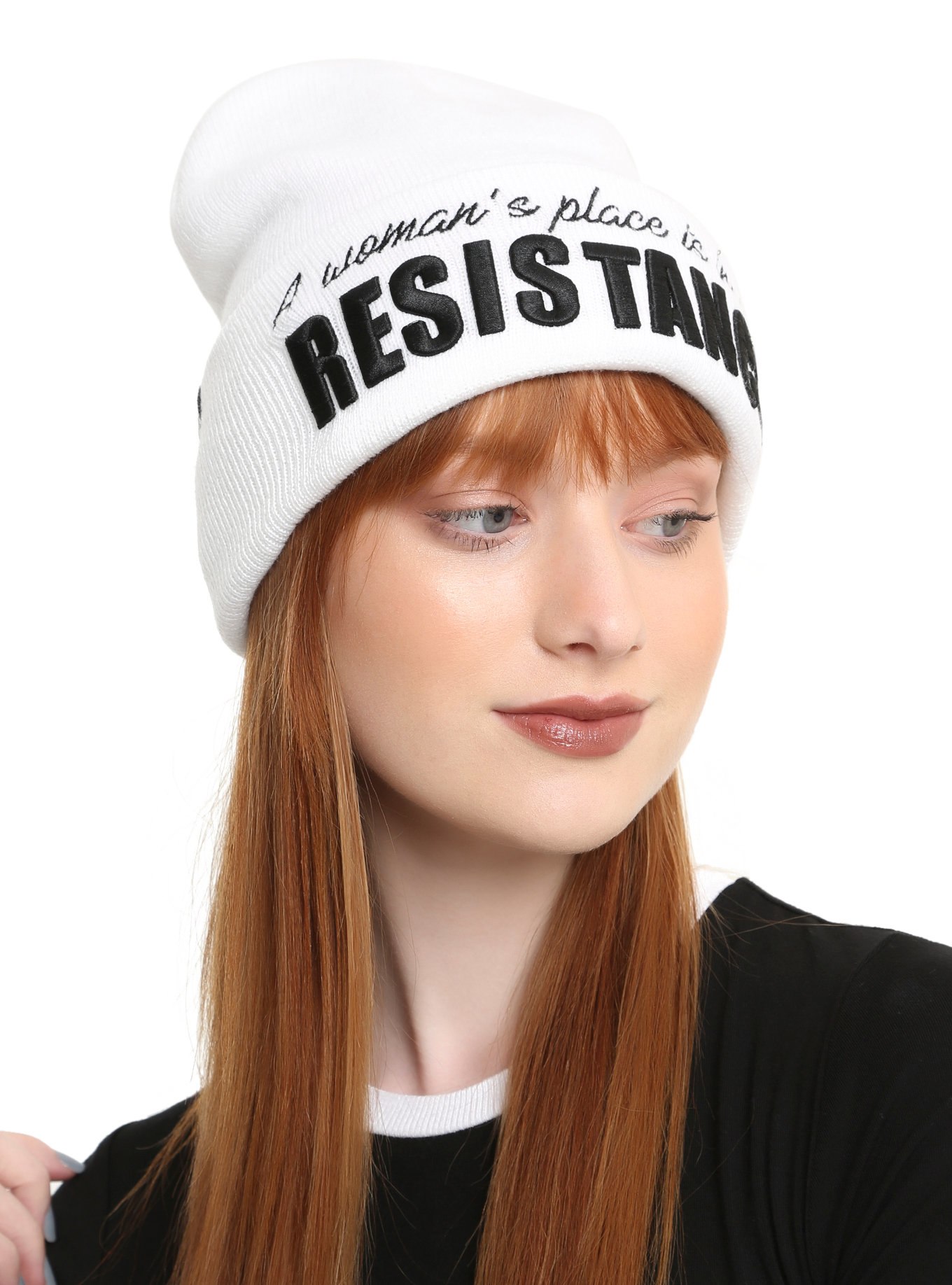 Star Wars A Woman's Place Is In The Resistance Watchman Beanie | Hot ...
