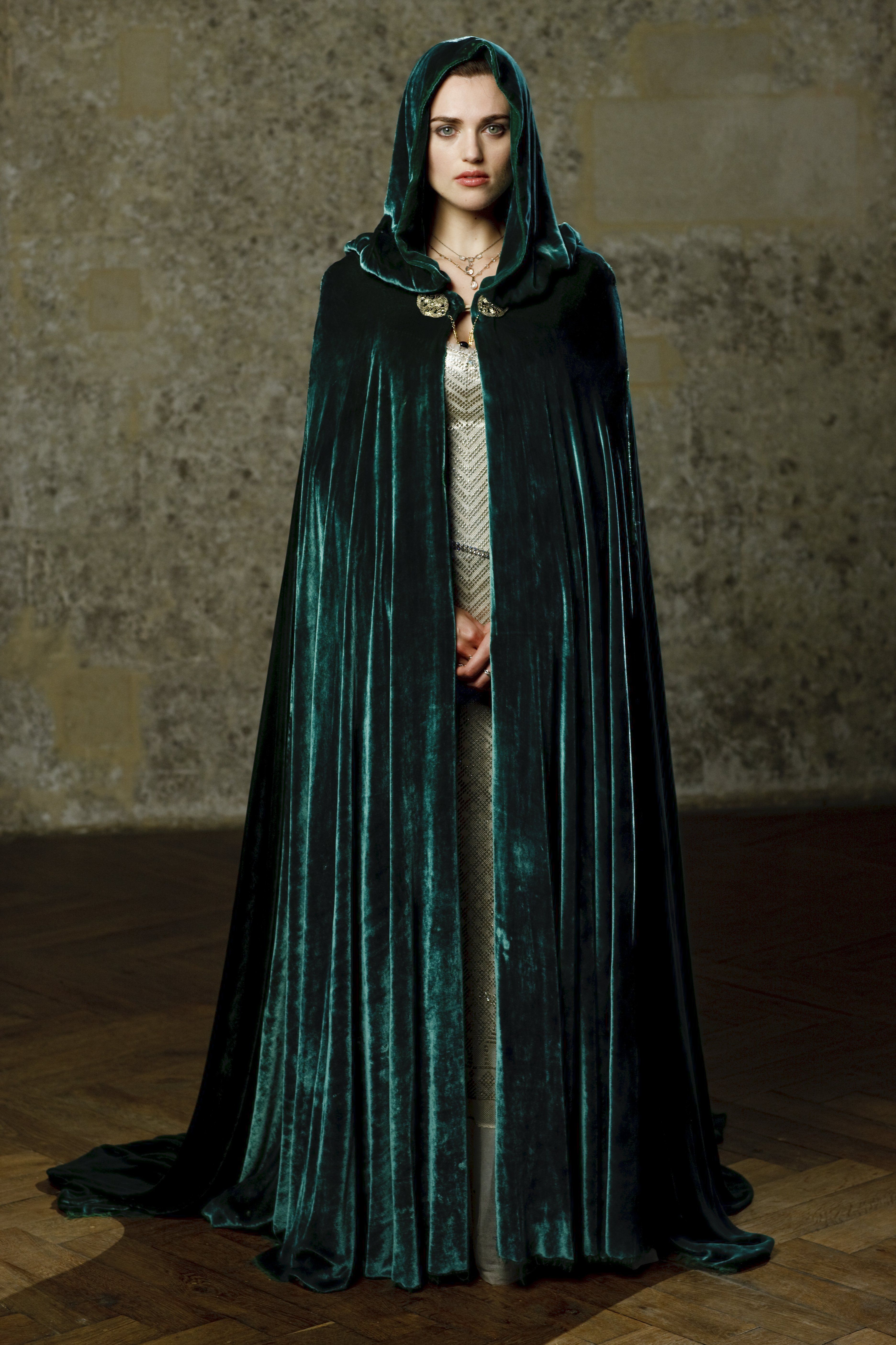 Woman wearing cloak photo