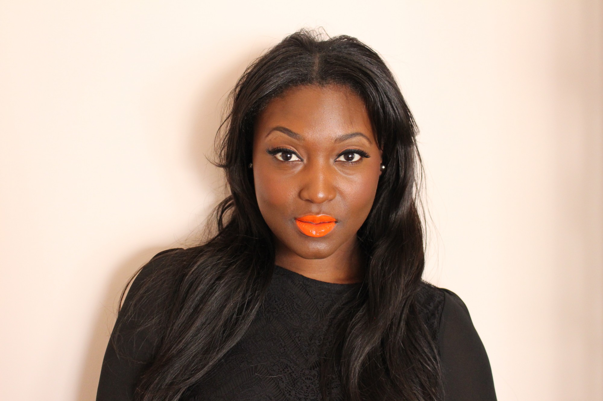 Orange Lipstick for Dark Women