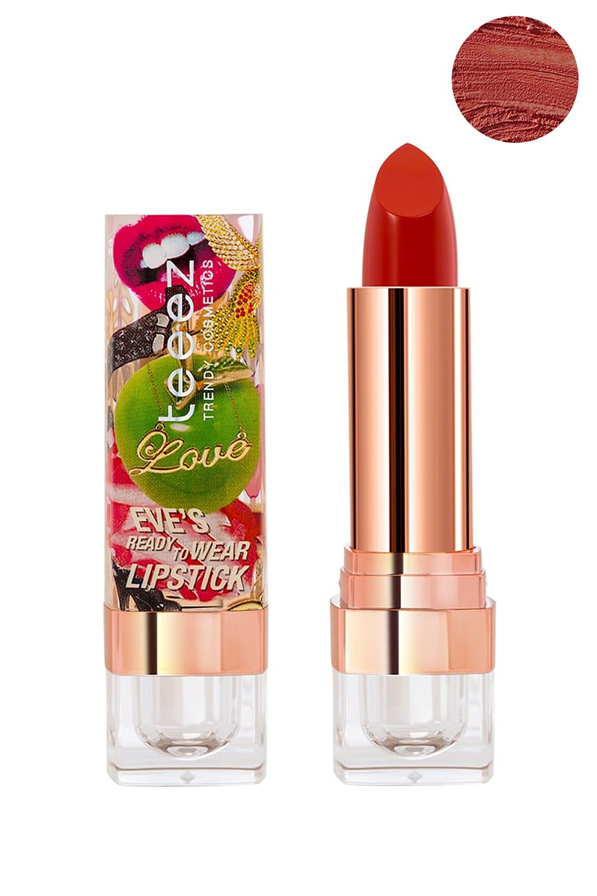 Teeez Cosmetics Eve's Ready to Wear Lipstick - Adventurous Orange ...