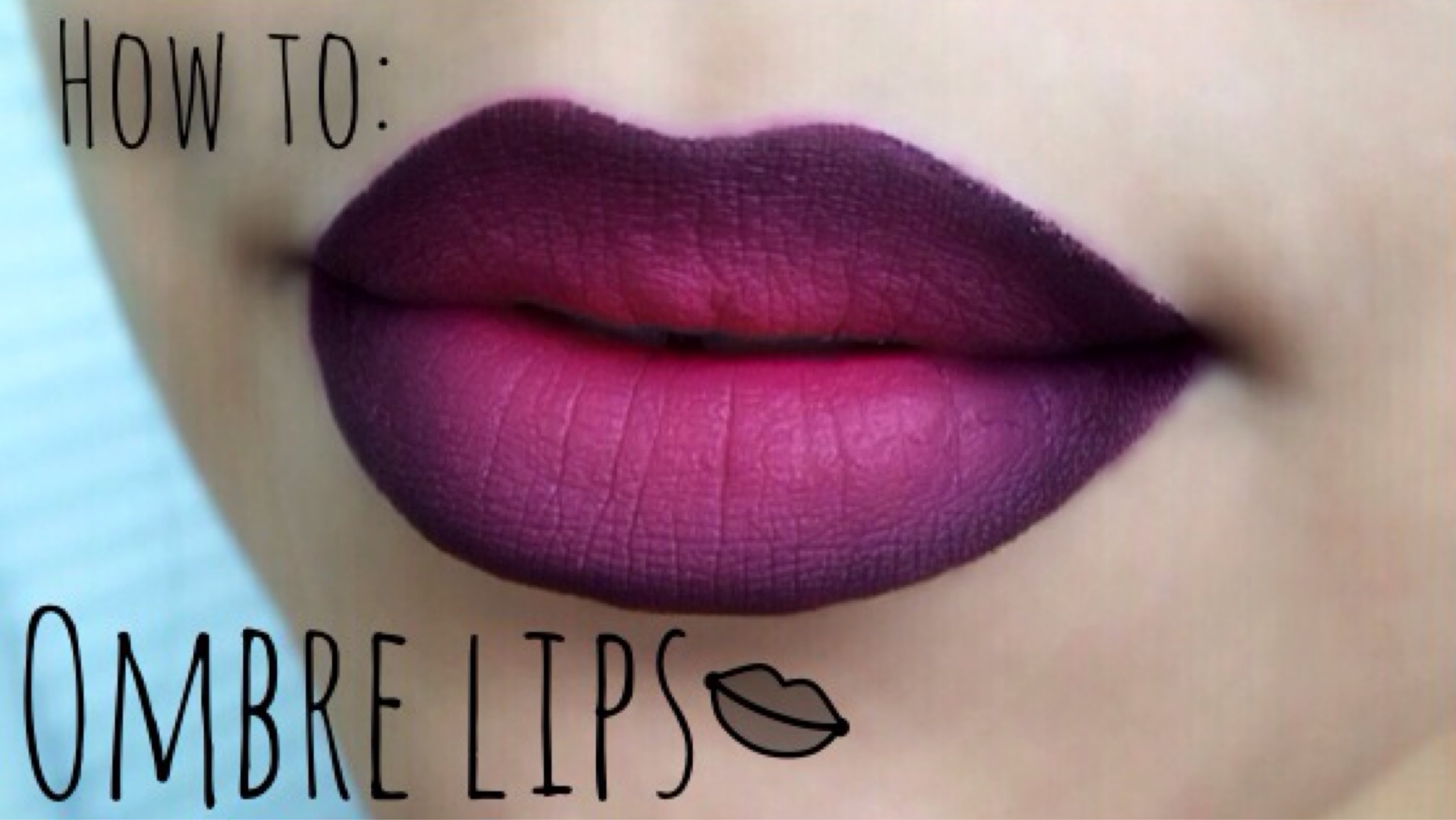 HOW TO :OMBRE LIP TUTORIAL - YouTube