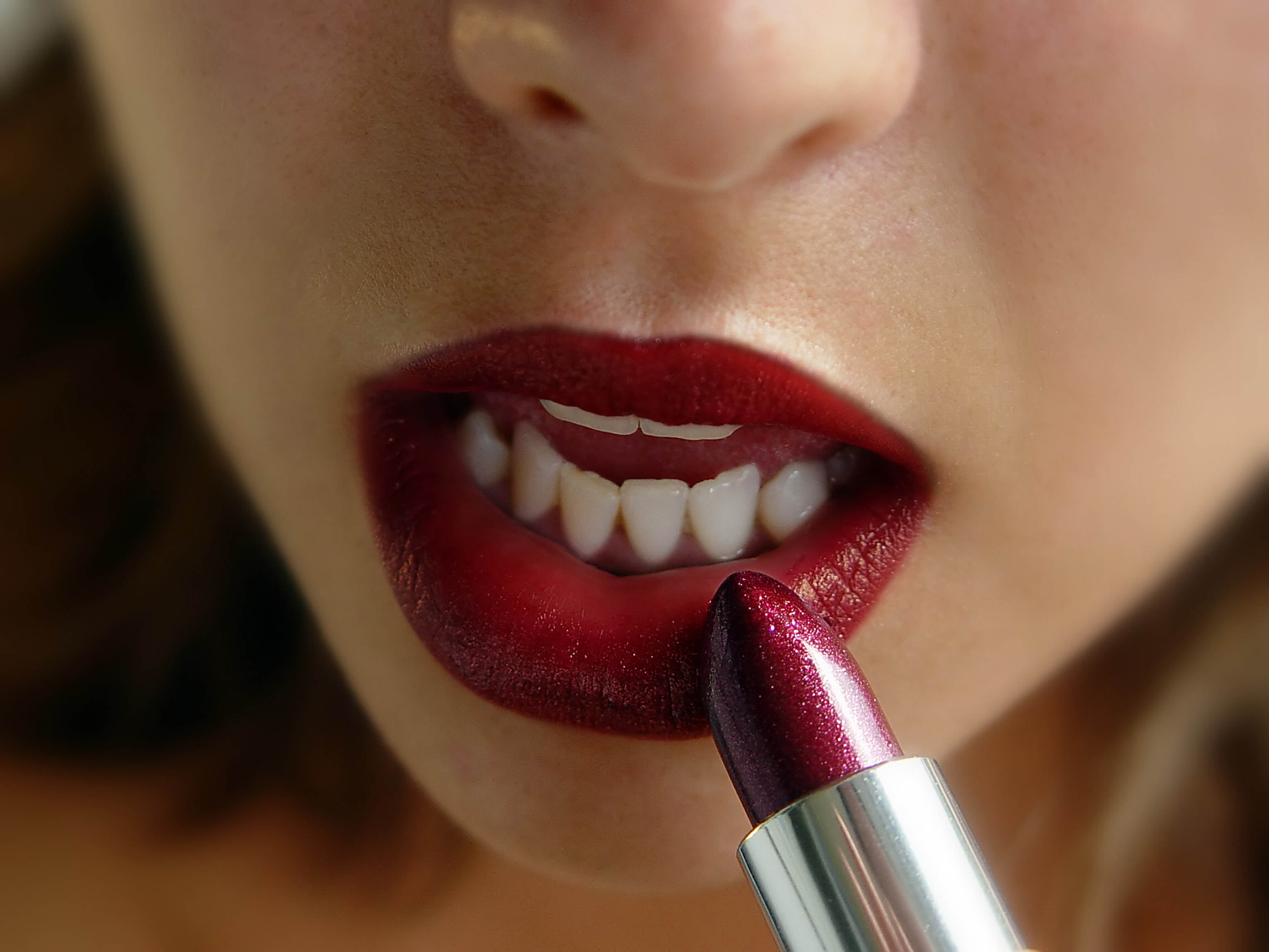 Women's red lipstick HD wallpaper | Wallpaper Flare