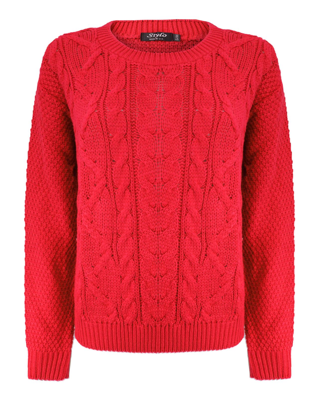 Women's red sweater photo
