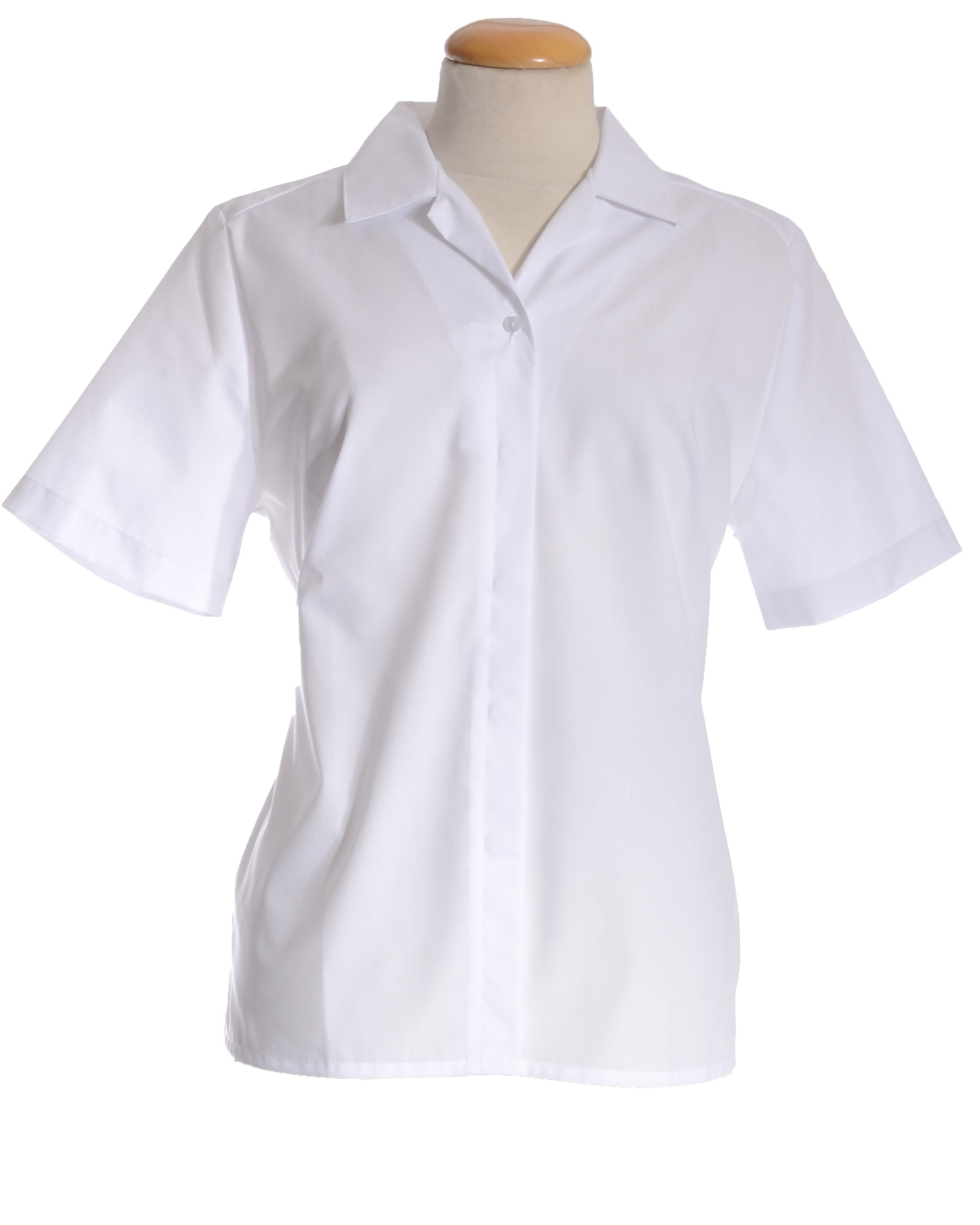 Ladies White Short Sleeve Blouse | Short Sleeve Blouses |Order ...